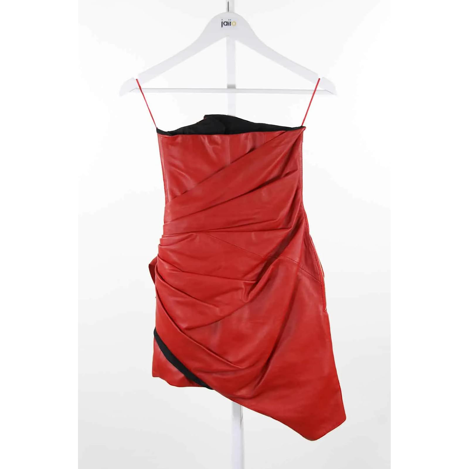 alexandre vauthier leather dress Iridescent Mini Ruched Dress