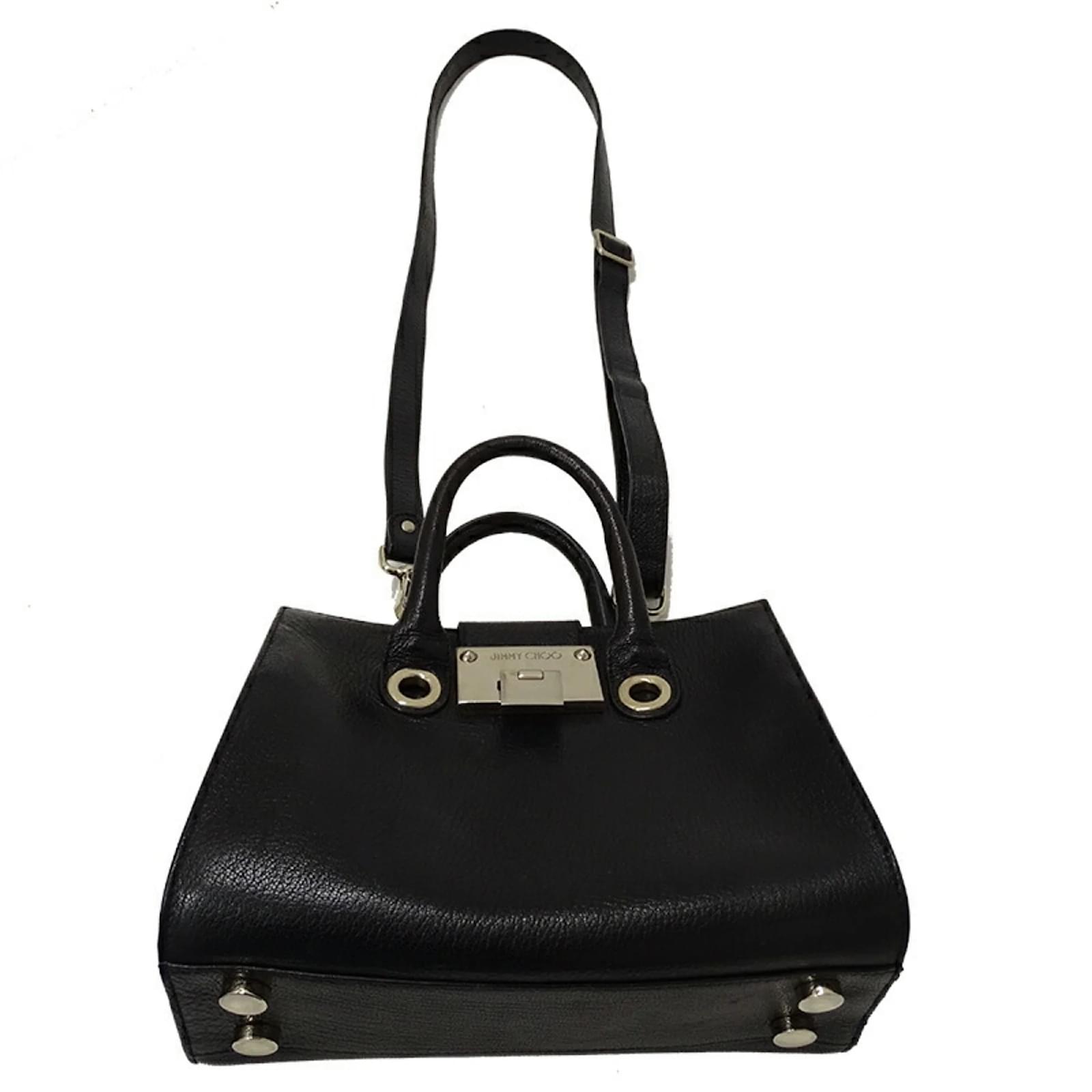 Jimmy Choo Riley Black Leather ref.1148054 - Joli Closet