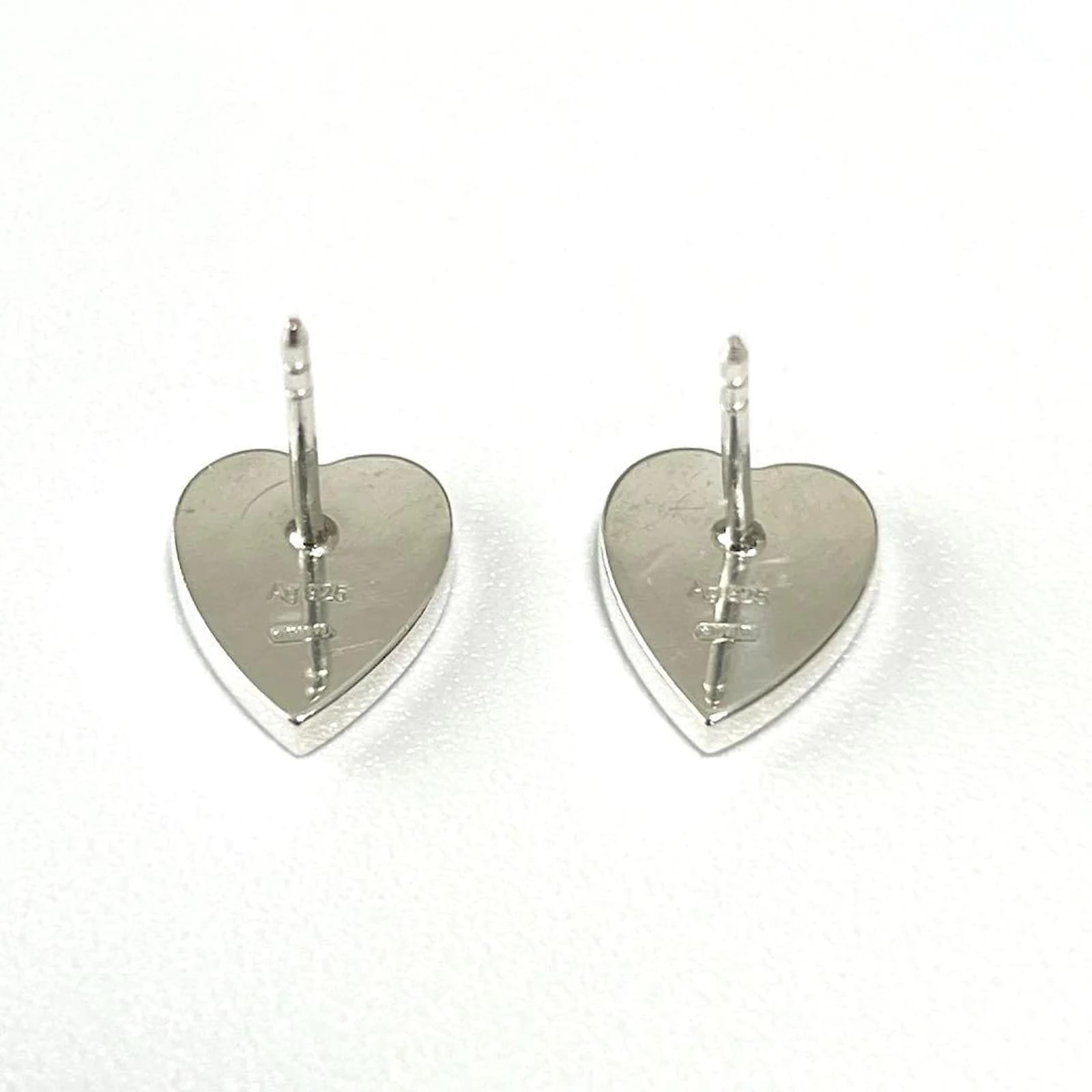 Gucci heart store shaped earrings