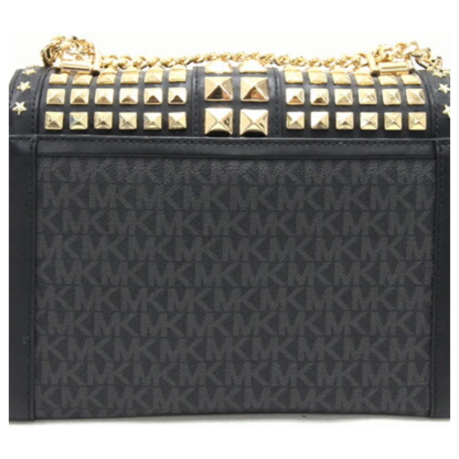 Michael kors whitney black deals and gold