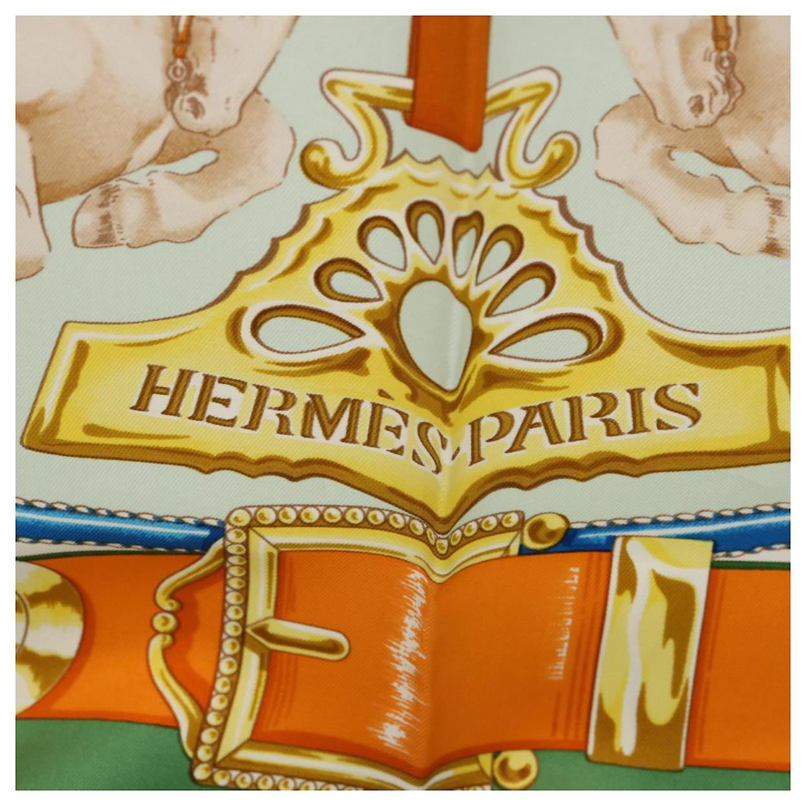Hermès - Carre 90 Cheval Turc Scarf Turkish Horse Brown - Sciarpa