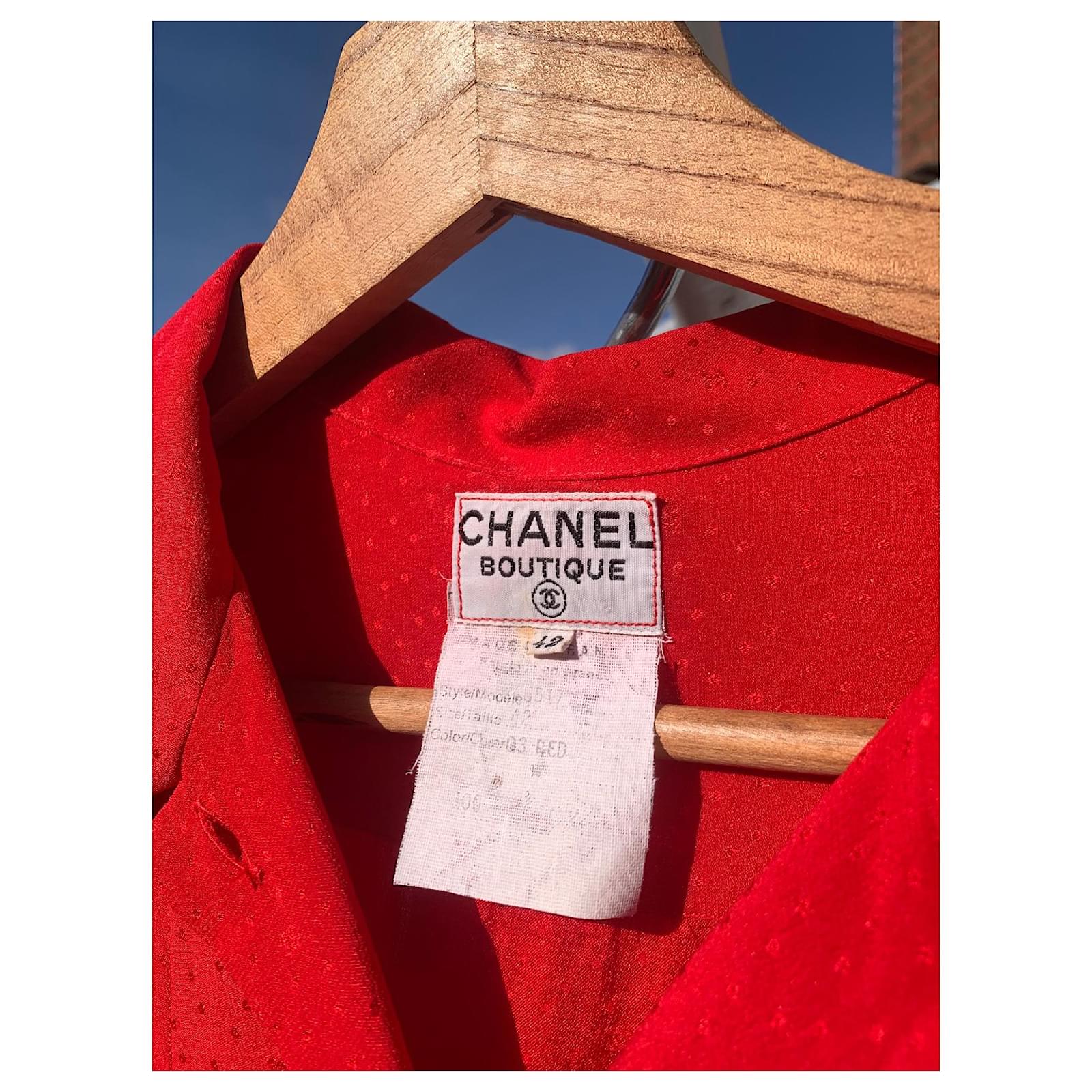 Chanel Runway Red Tank Top 23C Cloth ref.904628 - Joli Closet