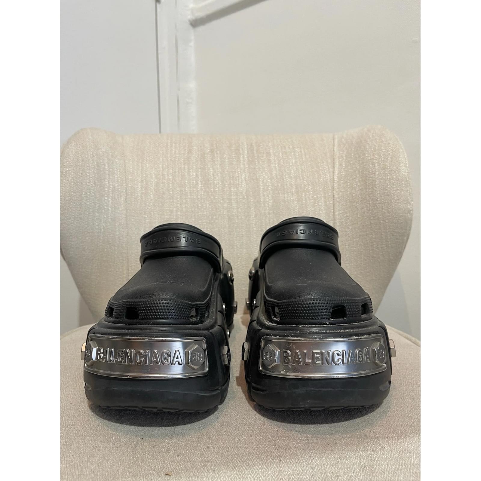 Balenciaga Pantaleggings in Black Polyamide leggings 38/37 Shoe chunky heel