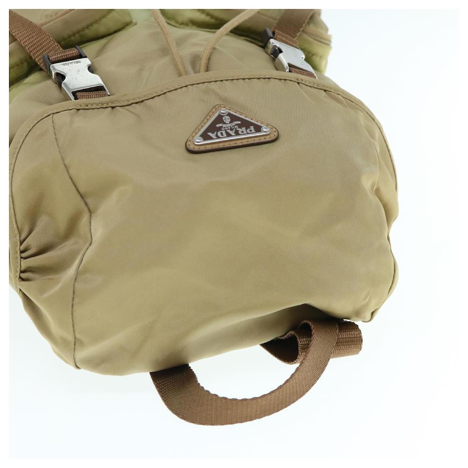 PRADA Backpack Nylon Khaki Auth bs10844 ref.1181607 - Joli Closet