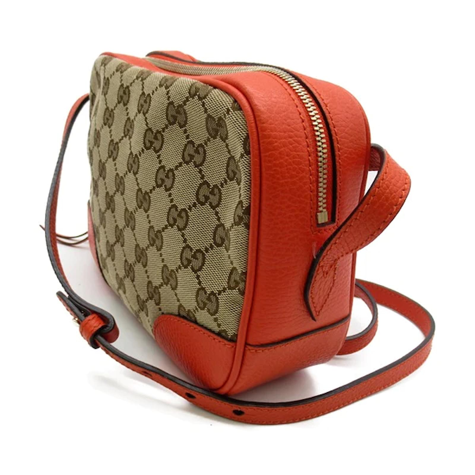Gucci Bree Crossbody Bag Orange Gucci Micro Guccissima Small Bree