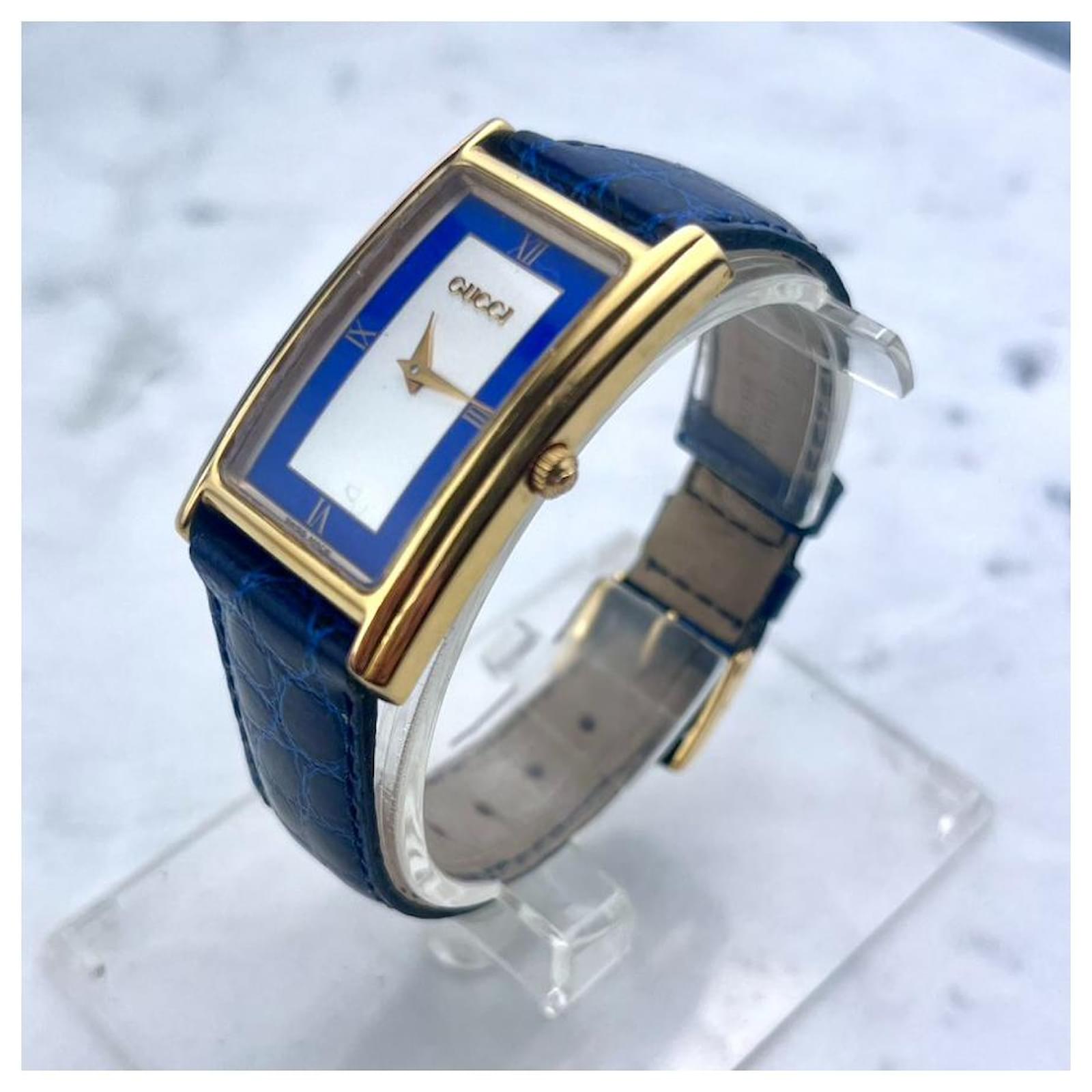 Marmont Original watch Gucci 2600M Ladies/men's wristwatch blue