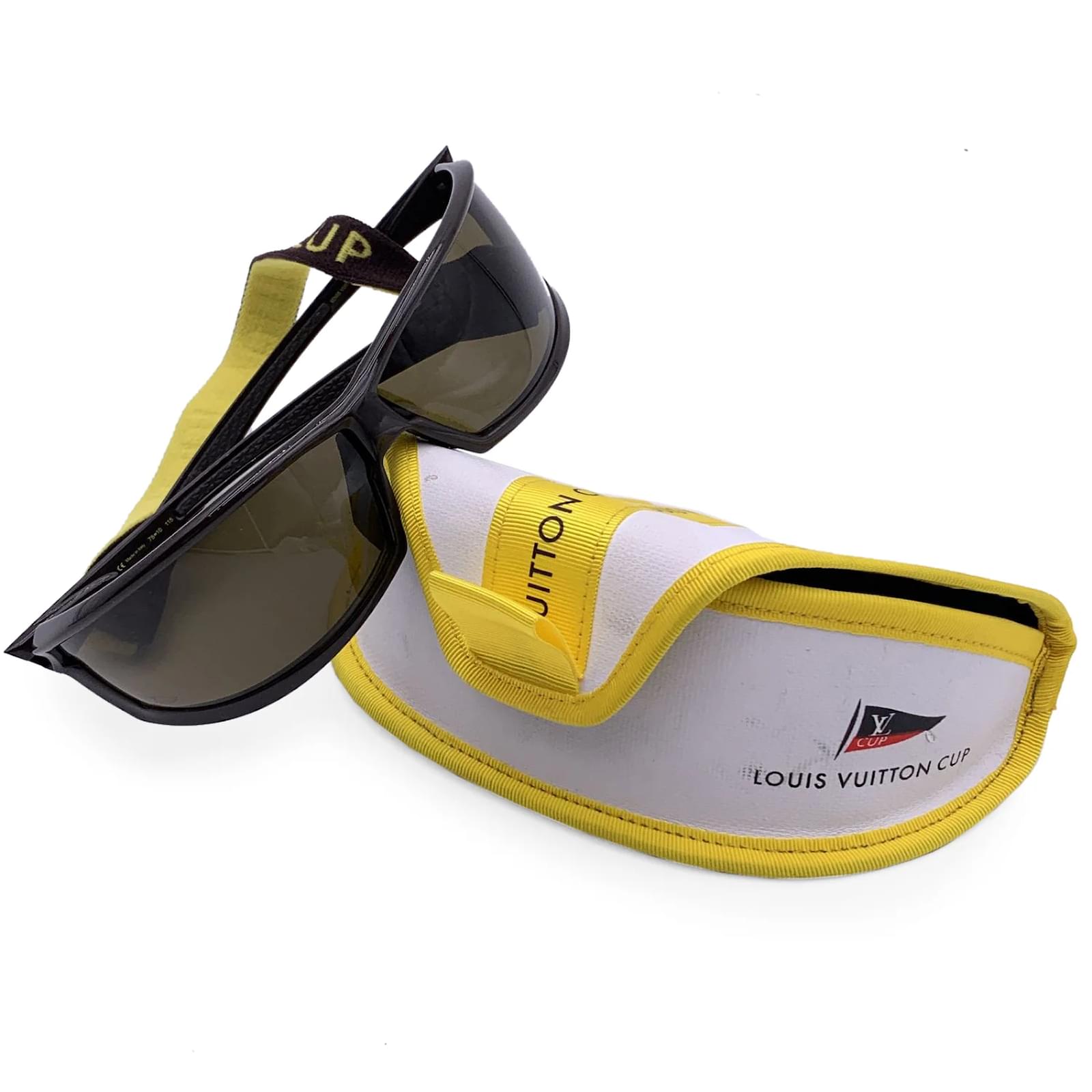 Louis Vuitton LV Cup Brown M80659 Shield Sport Sunglasses 78/10