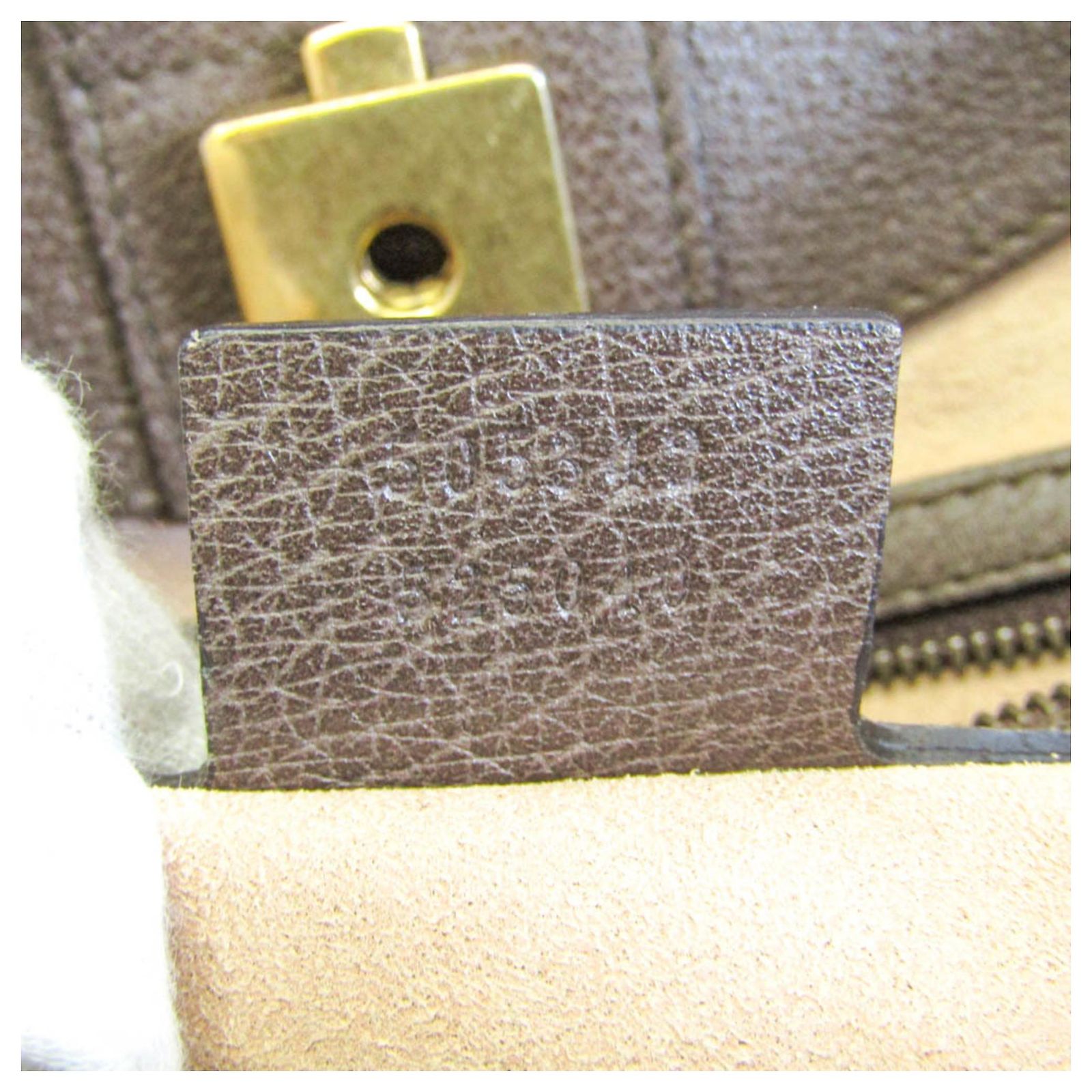 Gucci Butterfly Brown Leather ref.1200100 - Joli Closet