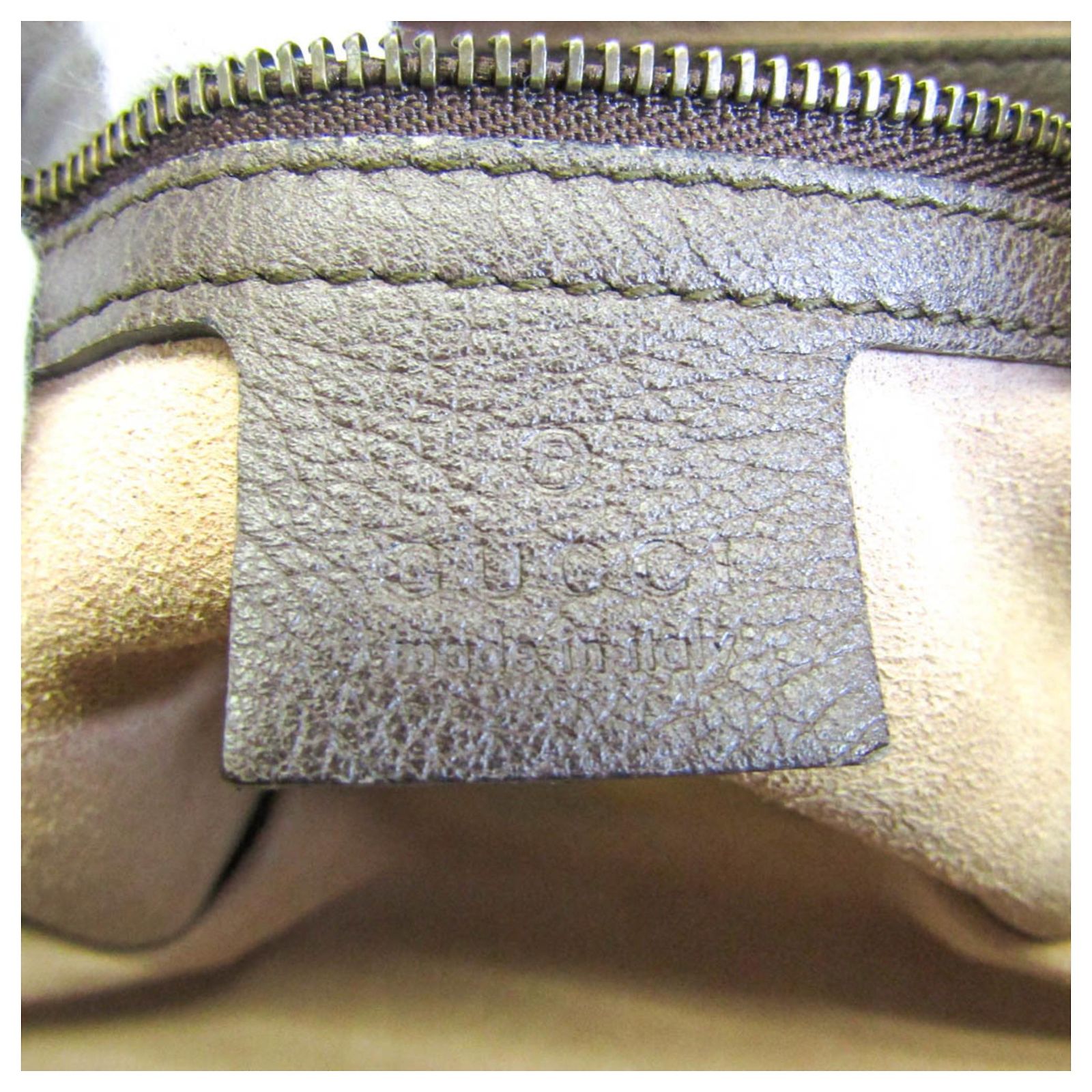 Gucci Butterfly Brown Leather ref.1200100 - Joli Closet