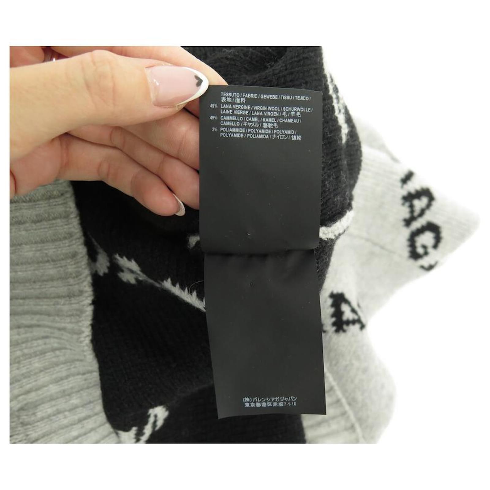 BALENCIAGA グレー クルーネック スウェット　archive BALENCIAGA グレー クルーネック スウェット archive