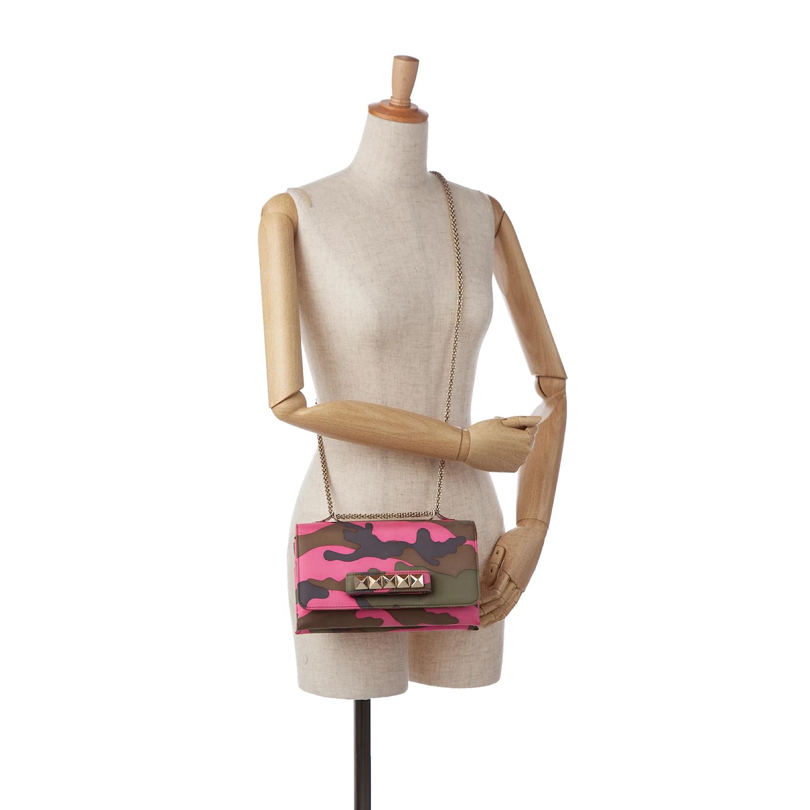 ★ヴァレンティノ Valentino Vavavoom Camouflage Bag Pink Pink Valentino Vavavoom Camouflage Bag Cloth ref.1213207