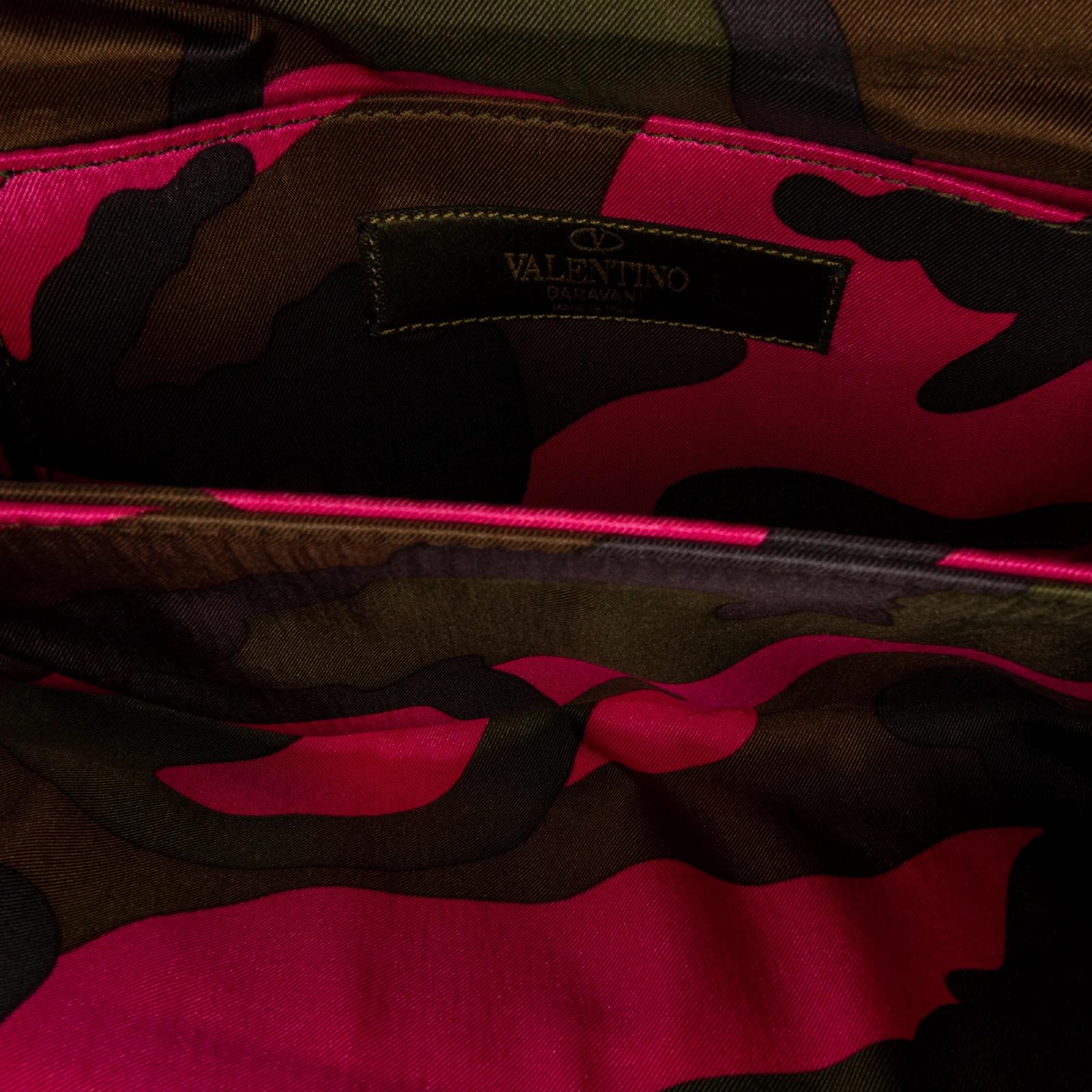 Pink Valentino Vavavoom Camouflage Bag Cloth ref.1213207