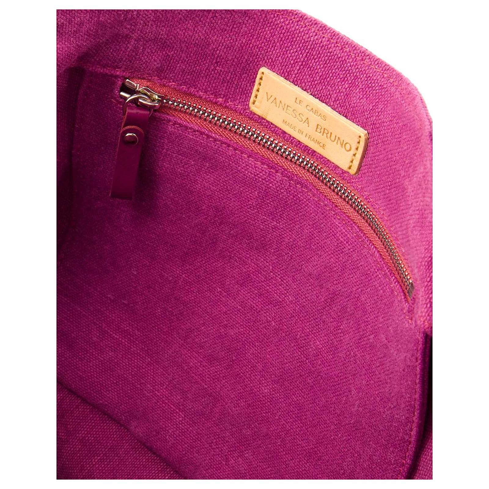 トートバッグ Cabas S Shopper Bag - Vanessa Bruno - Linen - Pink Cabas S Shopper Bag - Vanessa Bruno - Linen - Pink