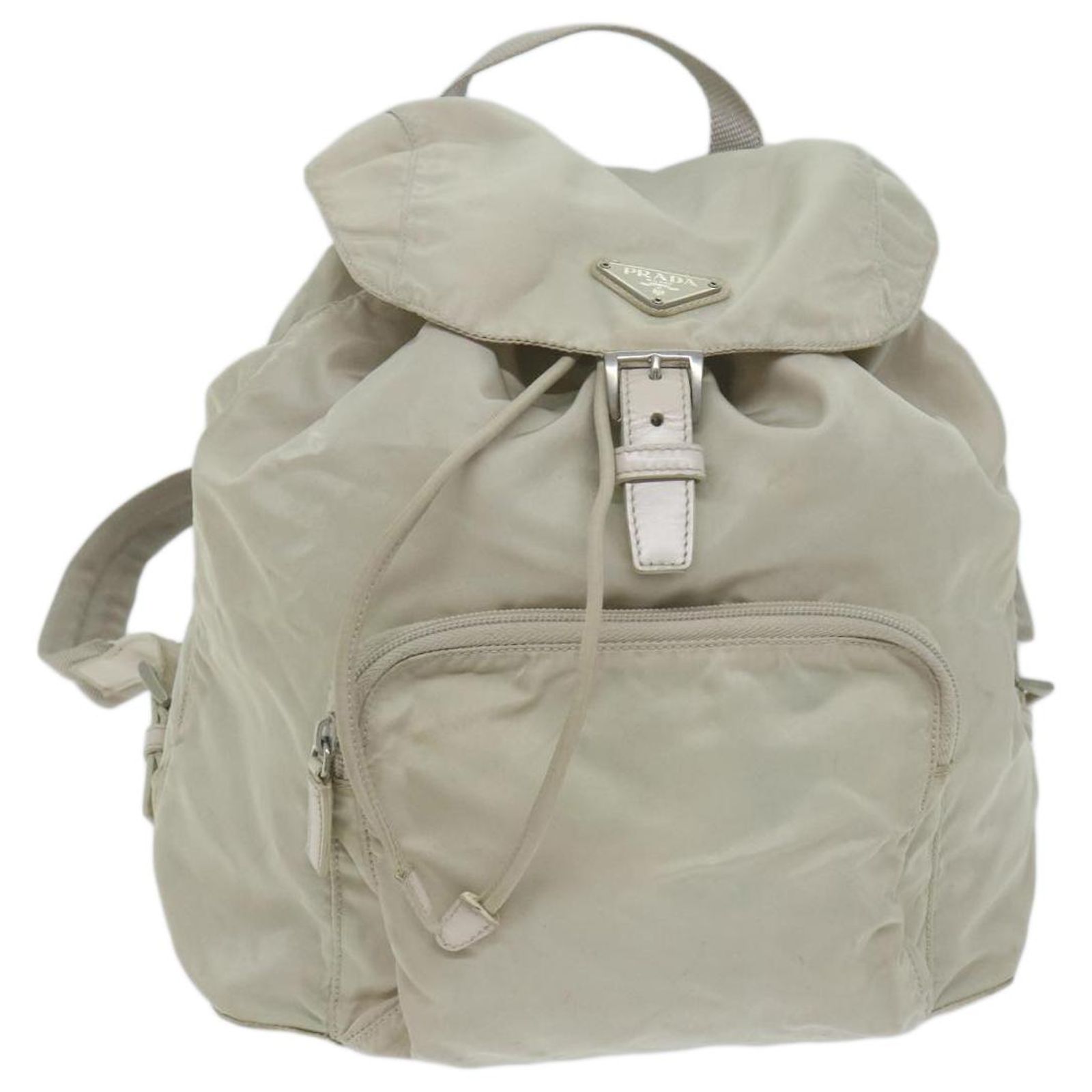 PRADA Backpack Nylon Ivory Auth 64459 Cream ref.JC1228121  display picture 3