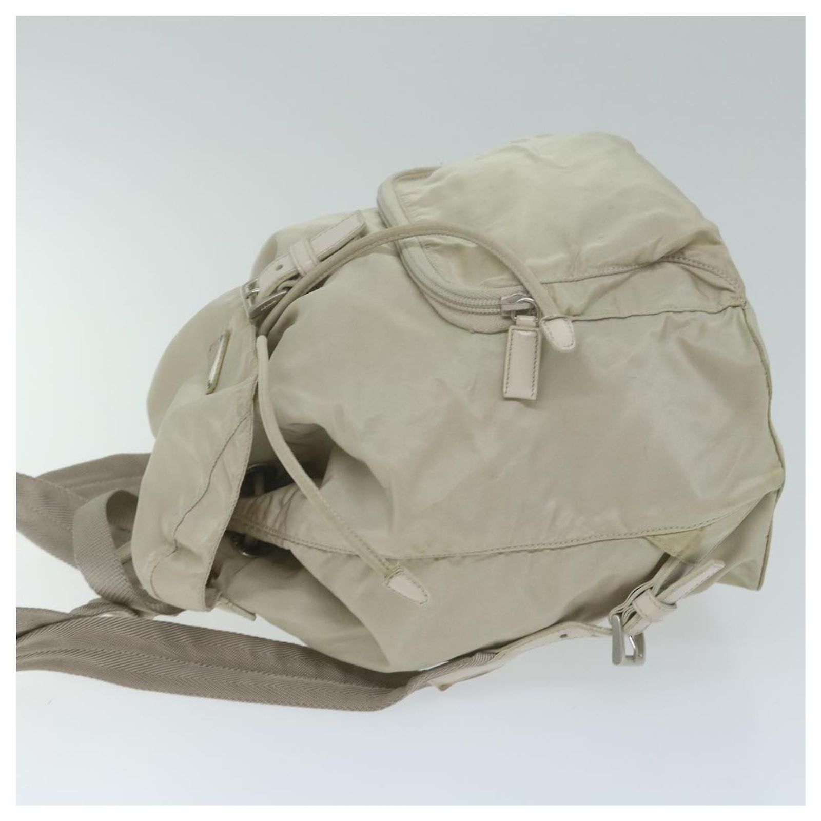 PRADA Backpack Nylon Ivory Auth 64459 Cream ref.JC1228121  display picture 1