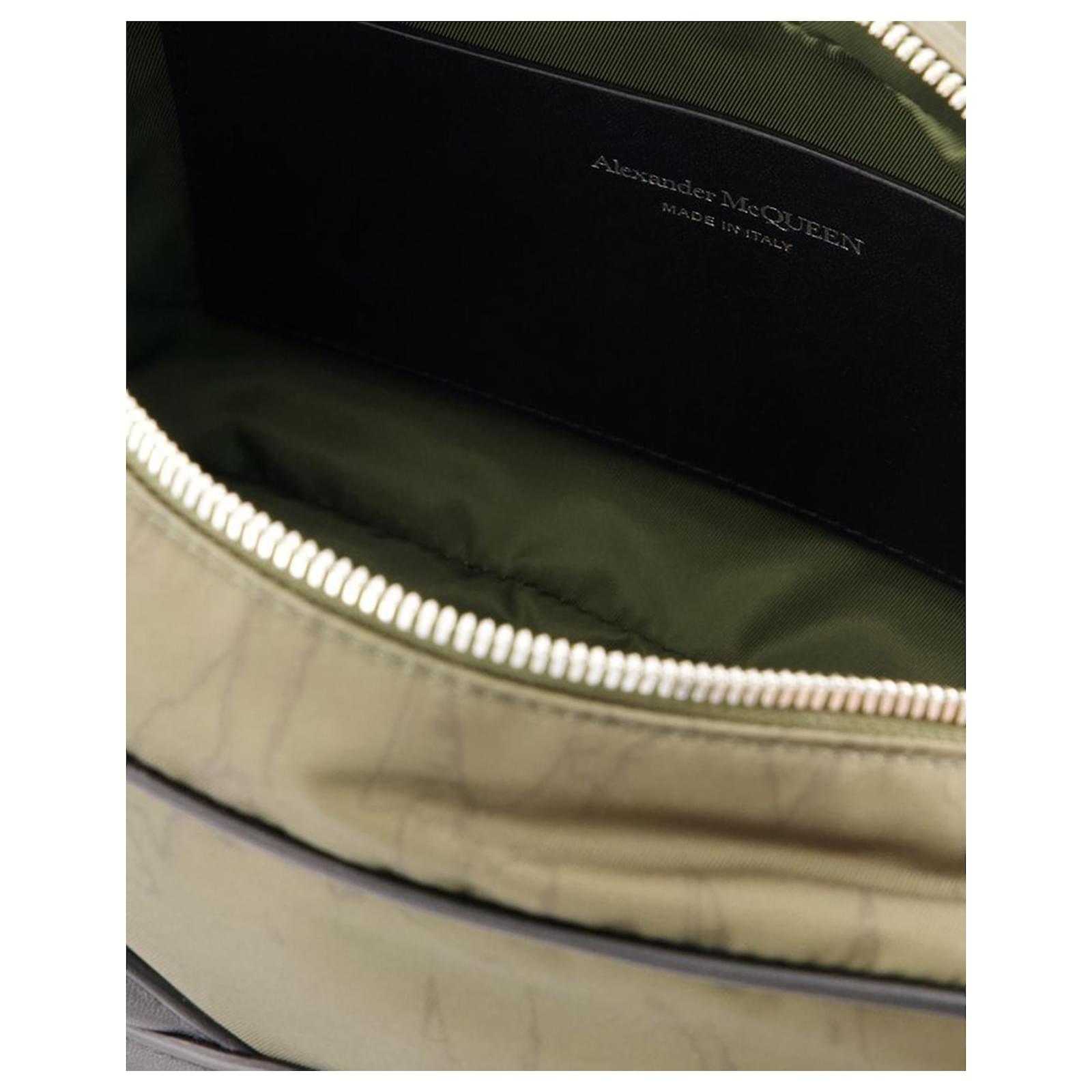 Harness Camera Bag - Alexander McQueen - Nylon - Khaki Green