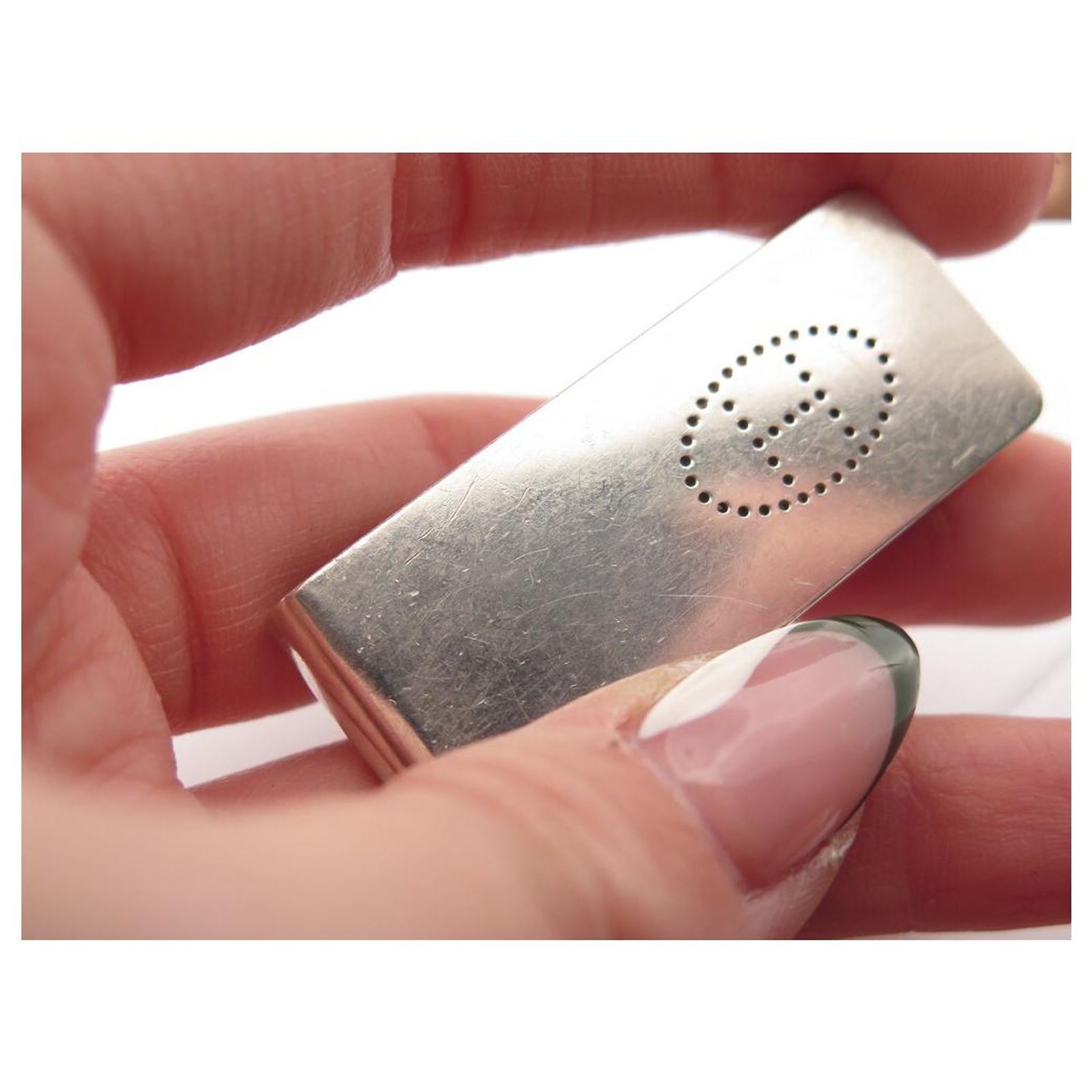 Pince à Billets Hermès Evelyn En Argent Sterling #5362 - Authentique - Occasion Très Bon état