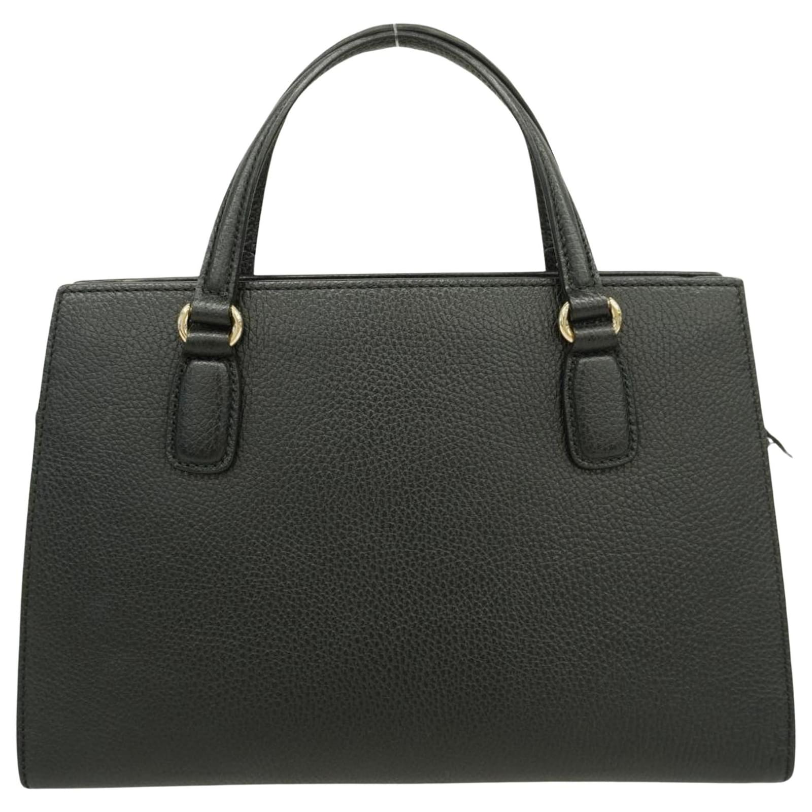 Gucci Interlocking G Black Leather ref.1233455 - Joli Closet