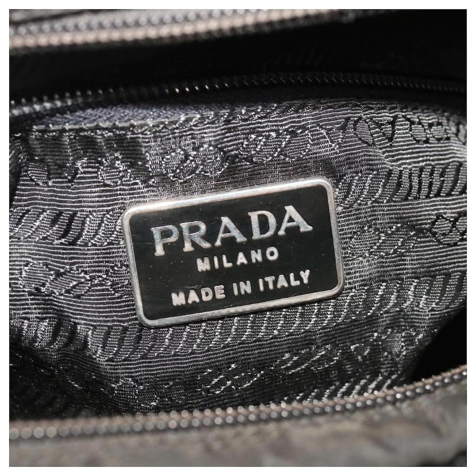 PRADA Hand Bag Nylon Black Auth 65834 (Sold) - Joli Closet