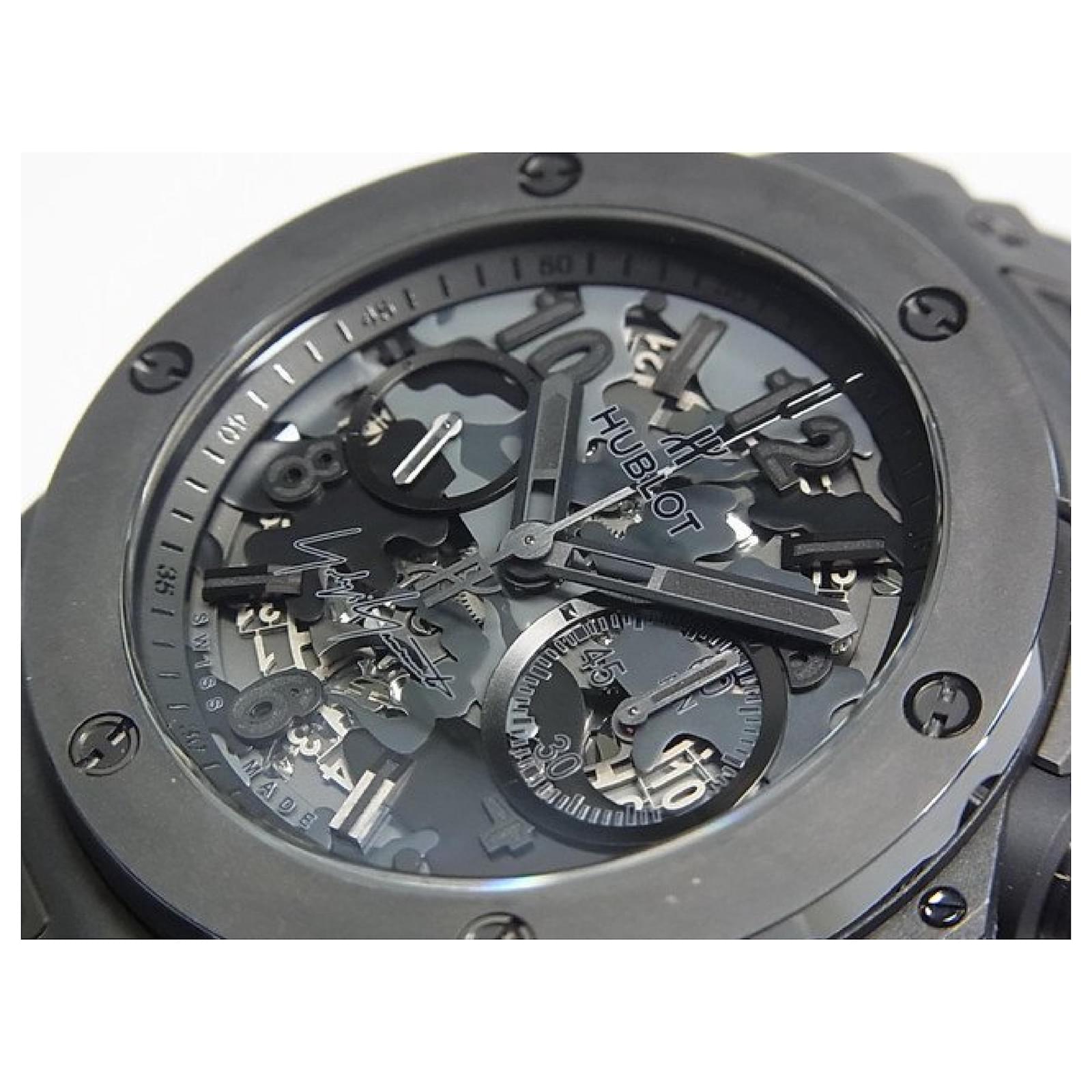HUBLOT Big Bang all black Camo Yohji Yamamoto Lot Limited1 00 Mens