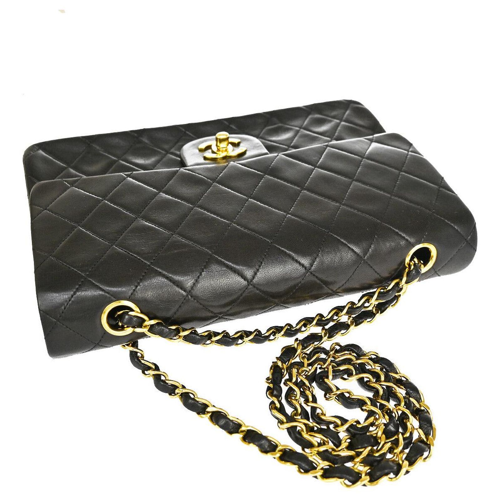 Chanel Matelassé Black Leather ref.1252963 - Joli Closet