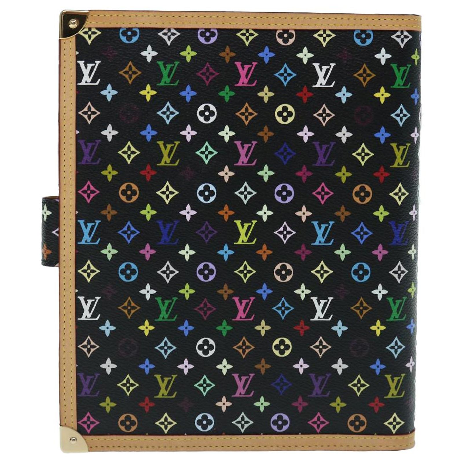 LOUIS VUITTON Multicolor Agenda GM Day Planner Cover Black  Louis Vuitton Nior Multicolor Monogram PM Agenda Planner main image 0