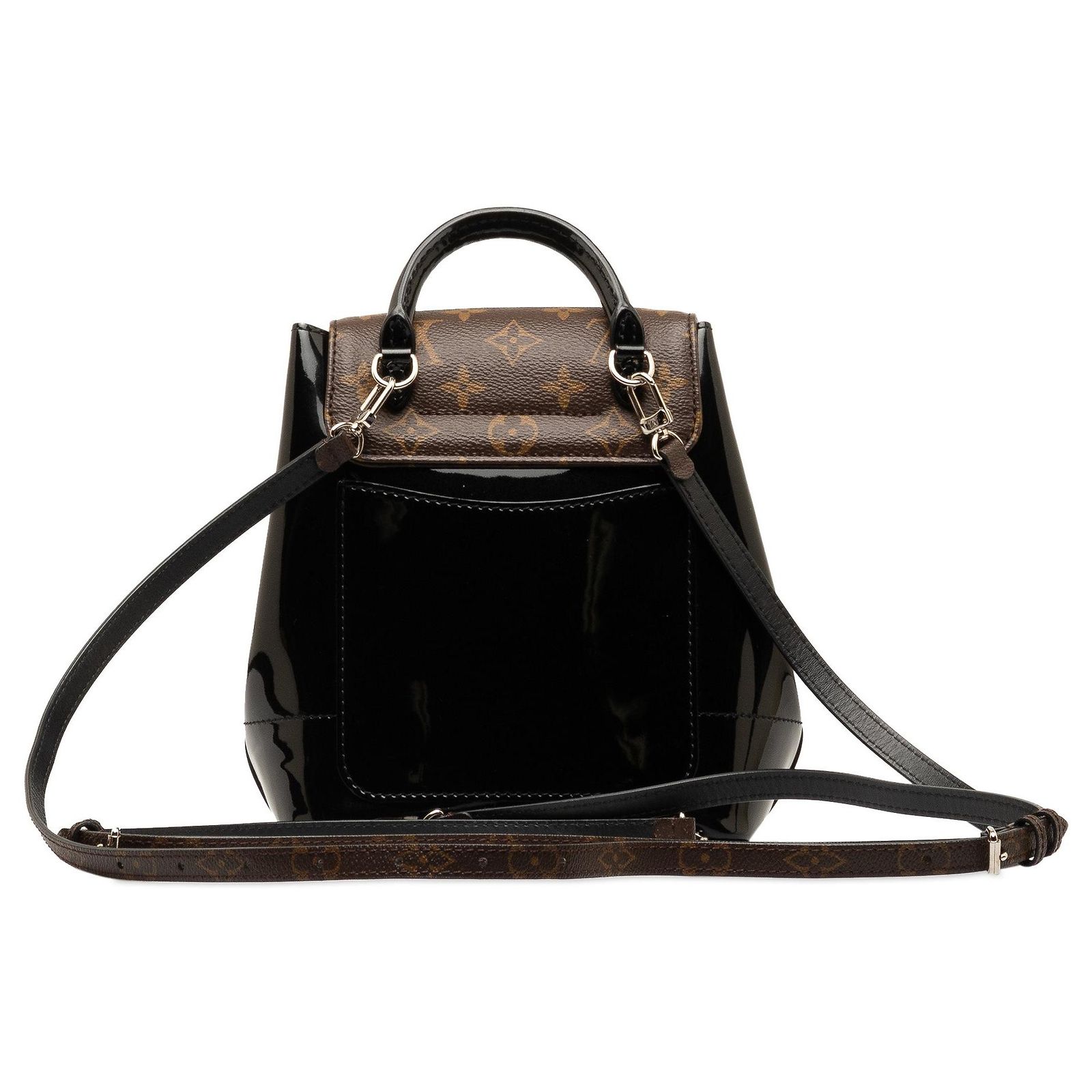 Black Louis Vuitton Monogram Vernis Hot Springs Backpack 