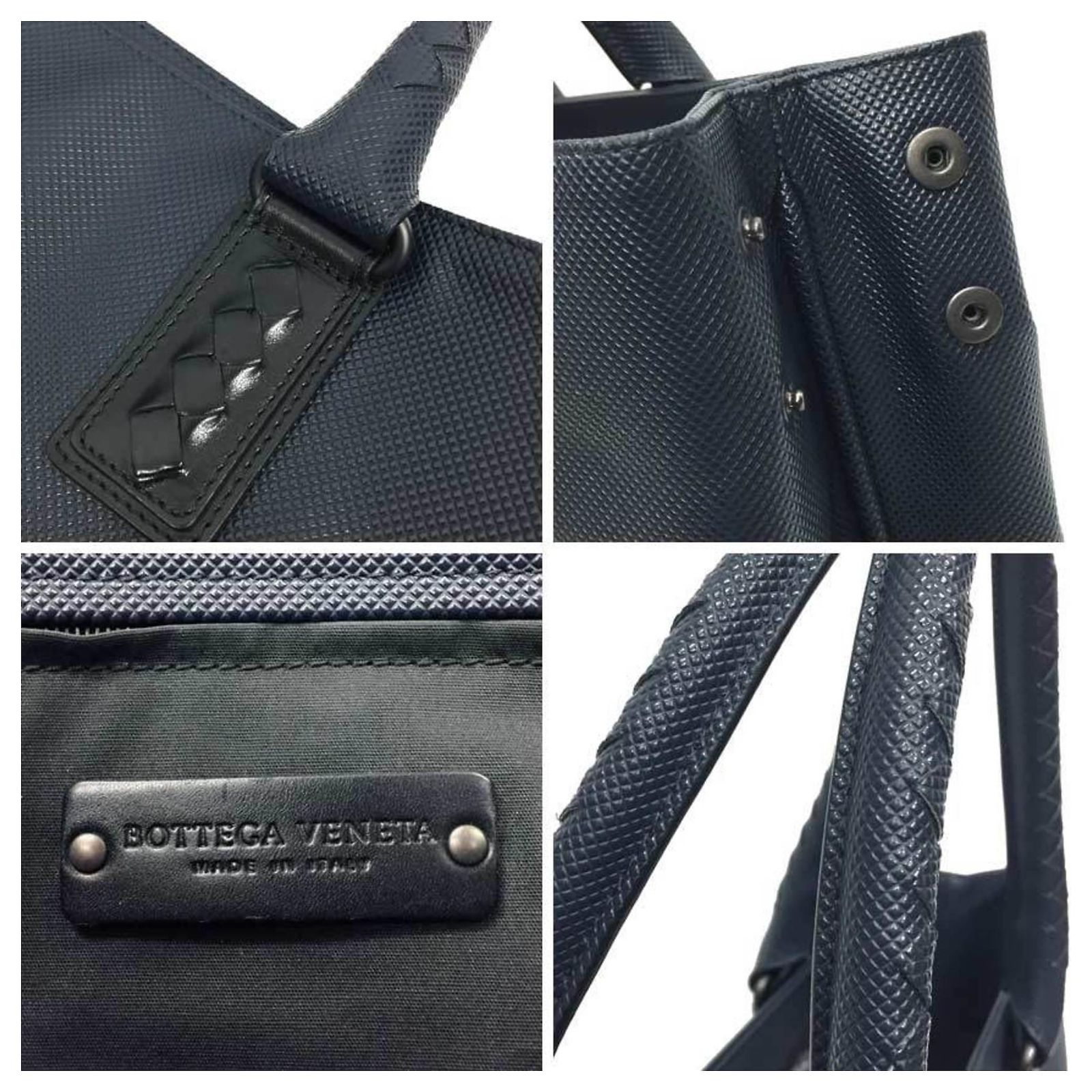 Bottega Veneta Marco polo Navy blue Cloth ref.1273391 - Joli Closet