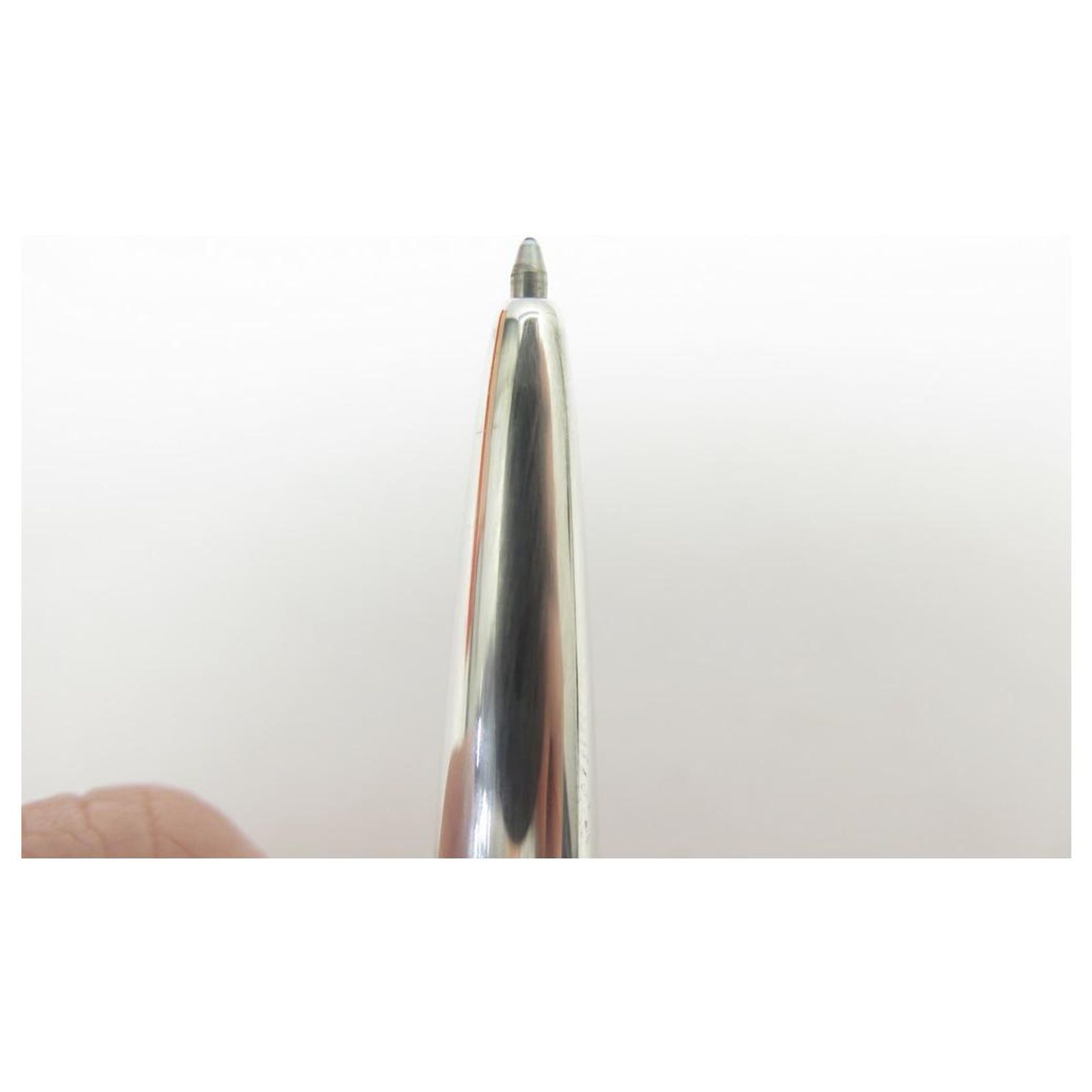 Stylo Bille HERMES Allegro En Argent Massif 925 & Plaqué Or 18 Carats - Occasion - Luxe