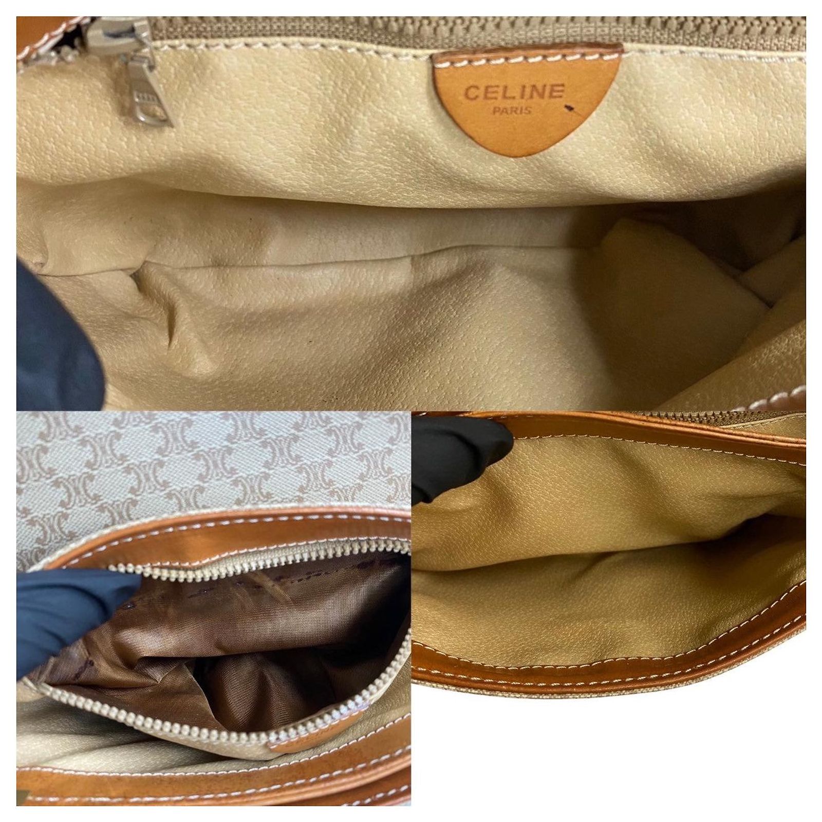 Céline Macadam Canvas Crossbody Bag Cloth ref.1280331 - Joli Closet