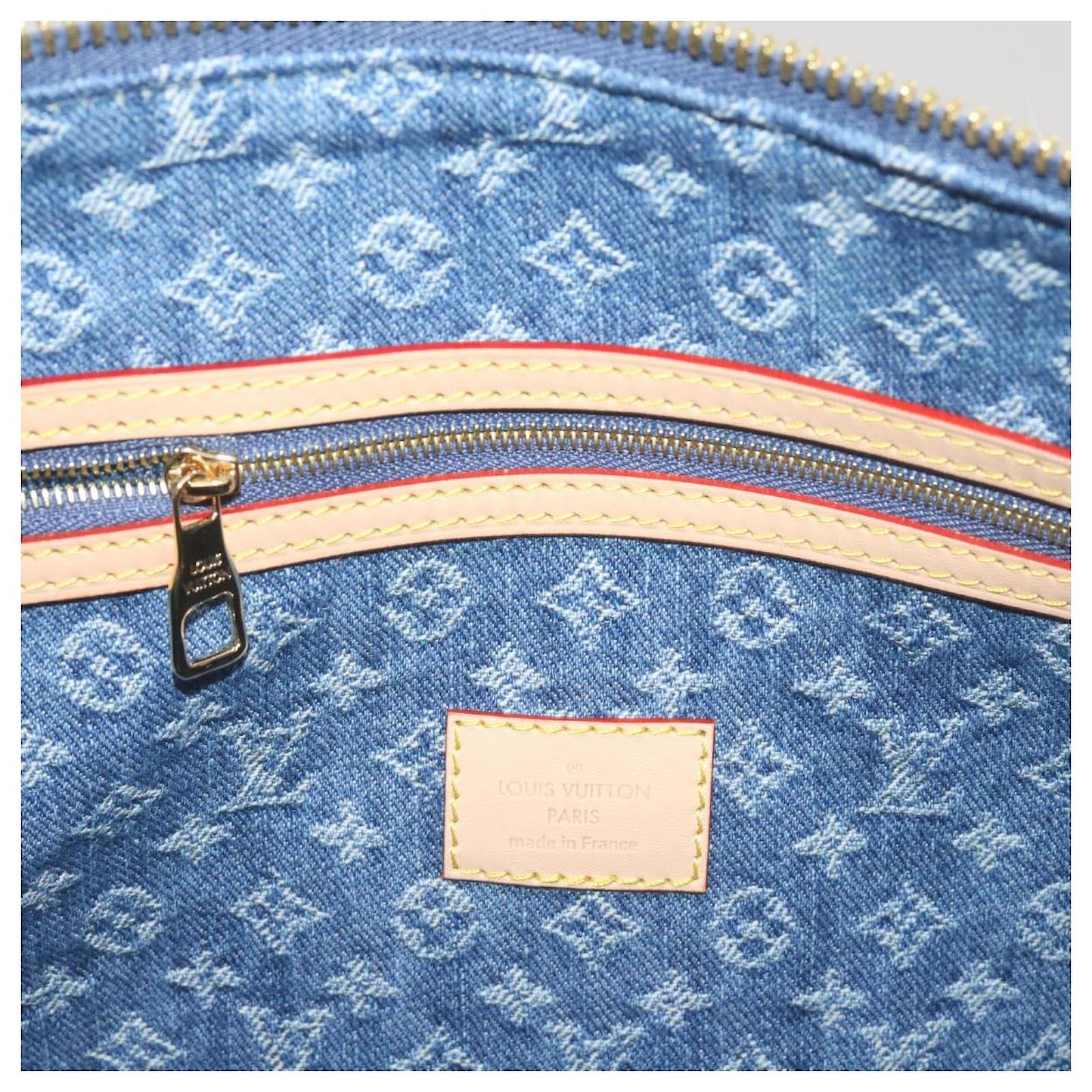 LOUIS VUITTON Monogramm Denim Keepall Bandouliere 45 Tasche M24315 