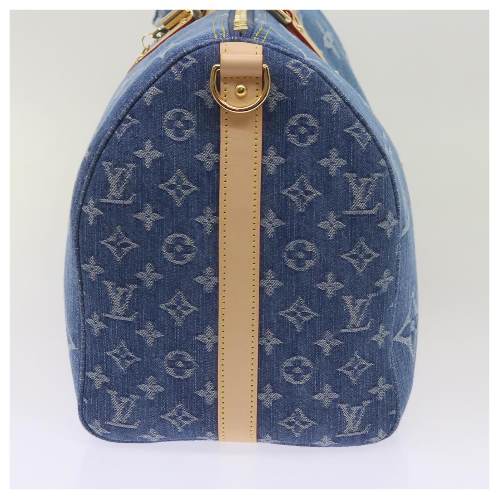 LOUIS VUITTON Monogramm Denim Keepall Bandouliere 45 Tasche M24315 