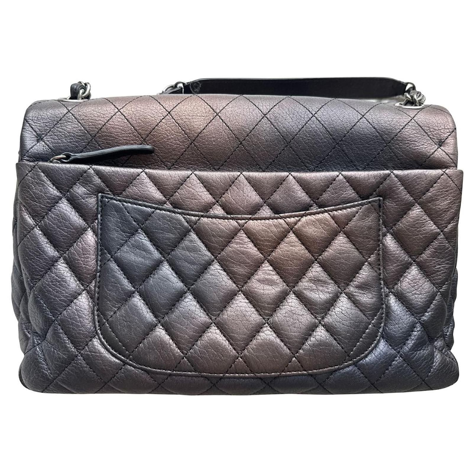 Timeless Chanel 2015 Paris-Salzburg Medium Zip Flap Bag in Brown