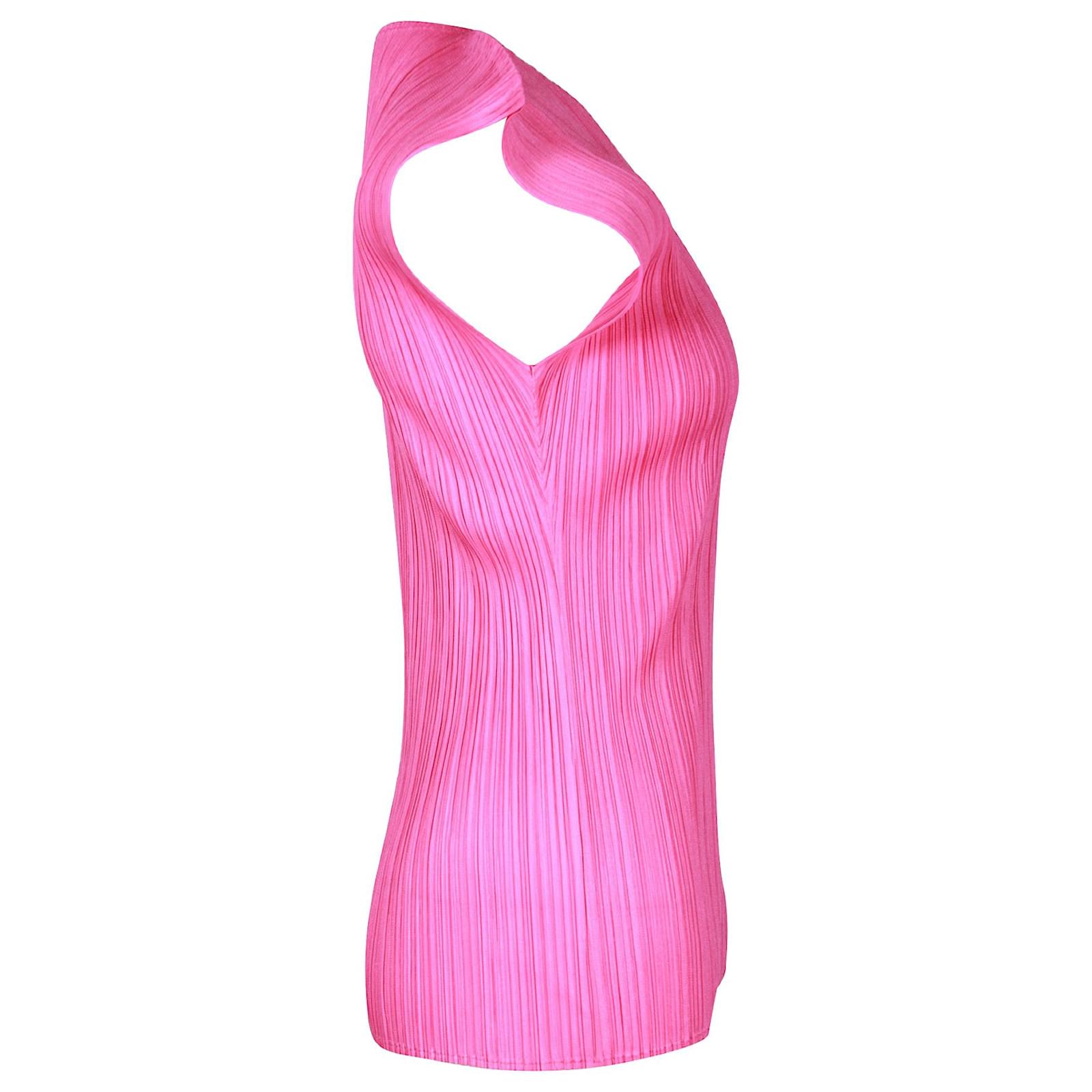 PLEATS PLEASE 半袖Tシャツ 青・ピンク Pleats Please Issey
