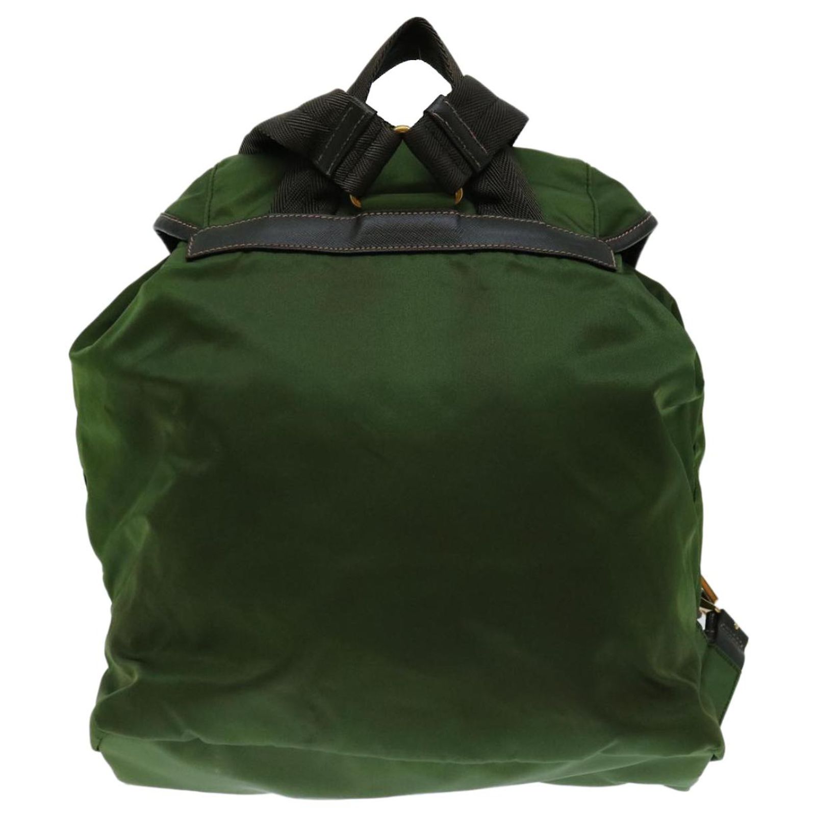 PRADA Backpack Nylon Khaki Auth 67049 ref.1294098 - Joli Closet