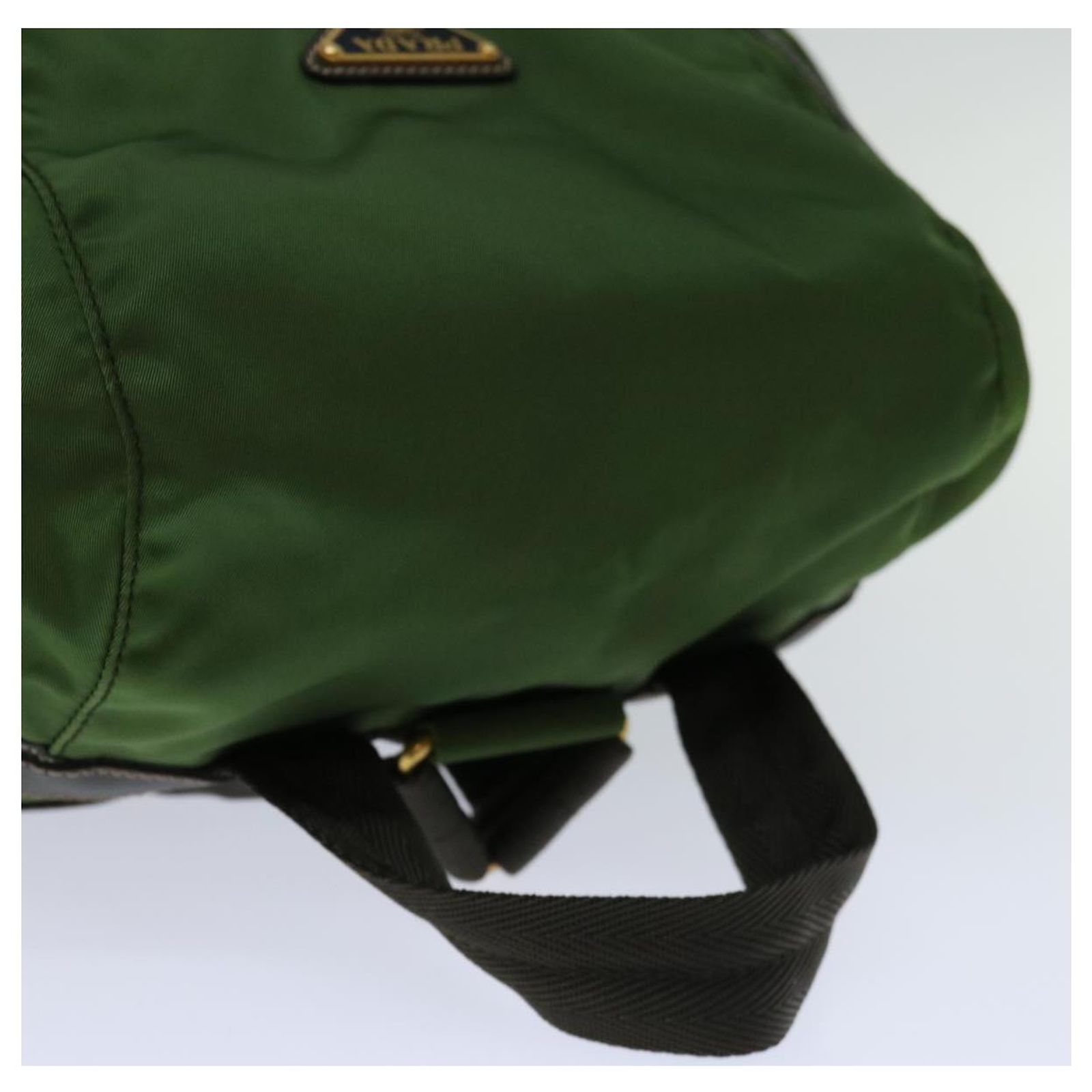 PRADA Backpack Nylon Khaki Auth 67049 PRADA Backpack Nylon Khaki Auth 67049 ref.1294098 - Joli Closet main image 3
