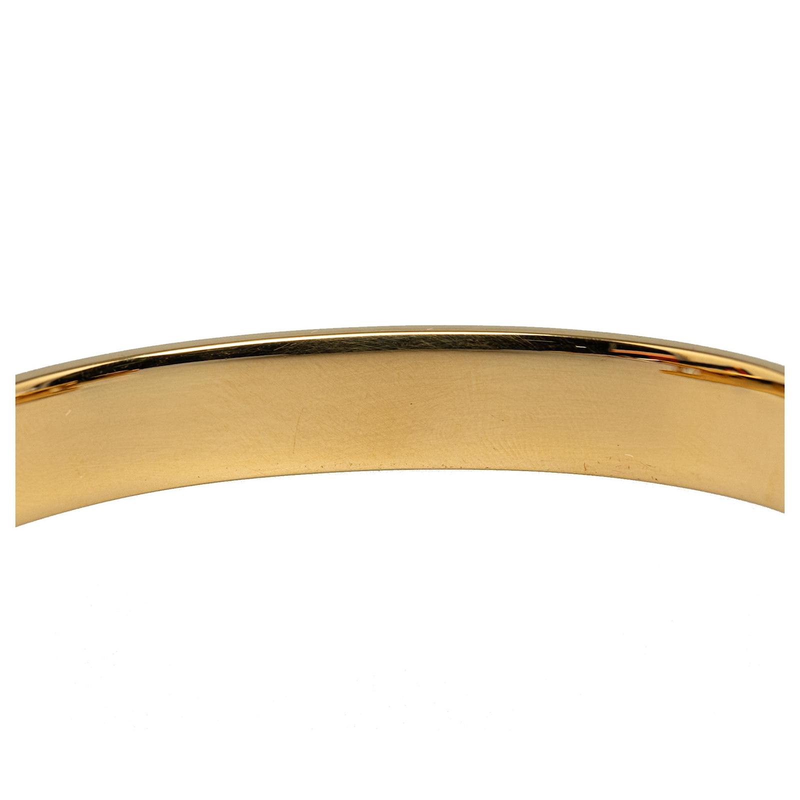 Fendi Gold Forever Fendi Bangle Golden Metal Gold-plated ref