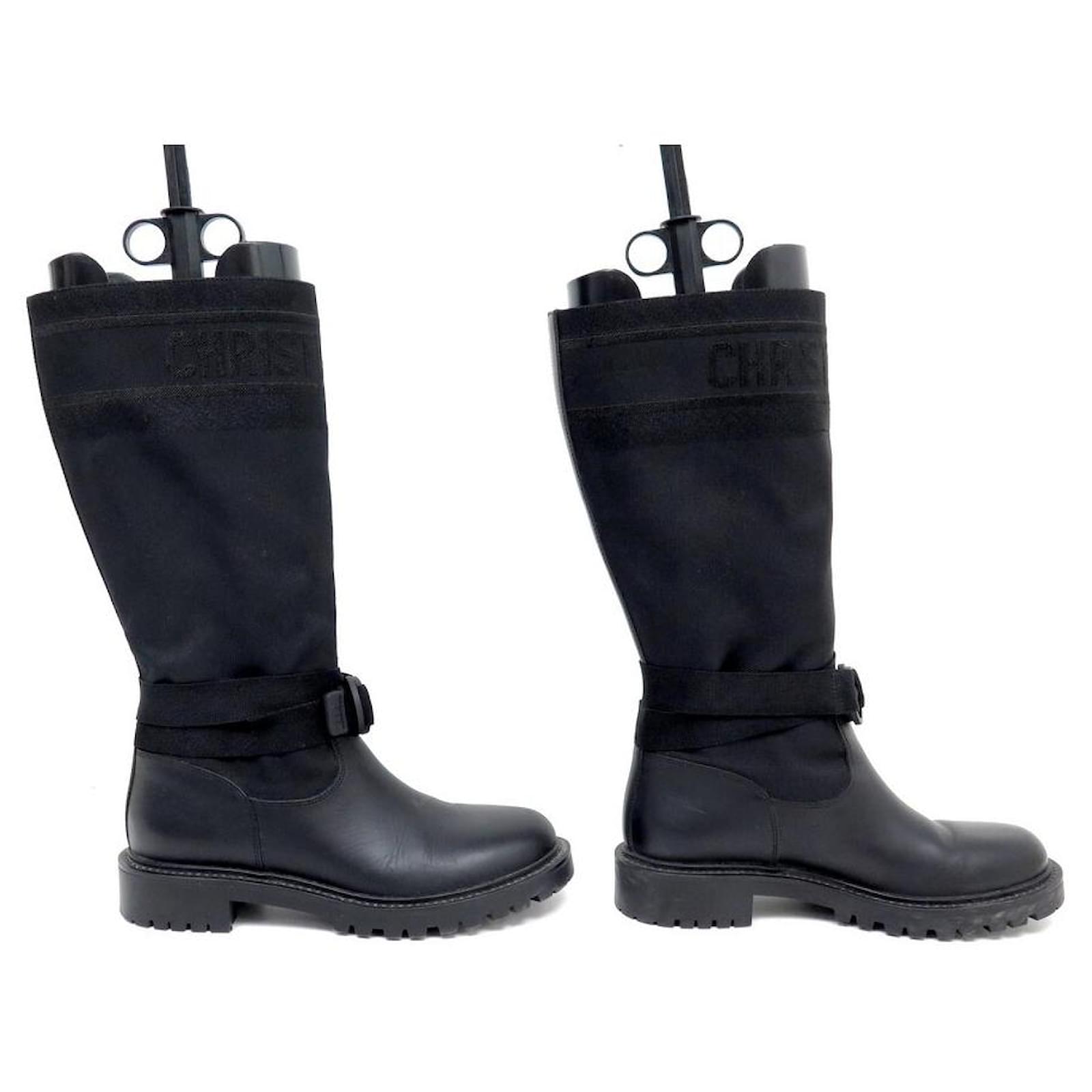 NEW CHRISTIAN DIOR D-MAJOR KCI SHOES611SCN 38 BOOTS NEW