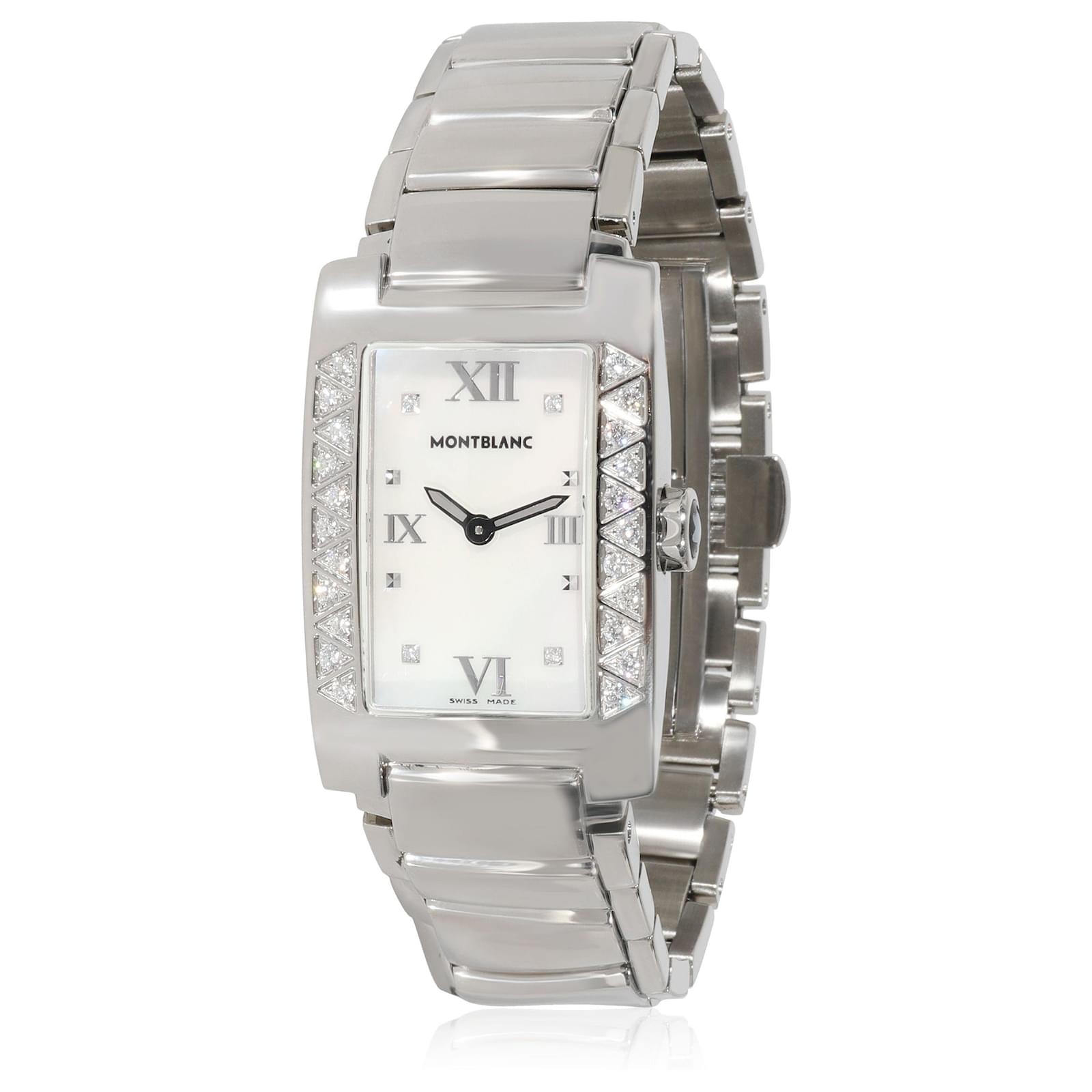 Montblanc Profile Eleganz 36127 Damenuhr aus Edelstahl Silber