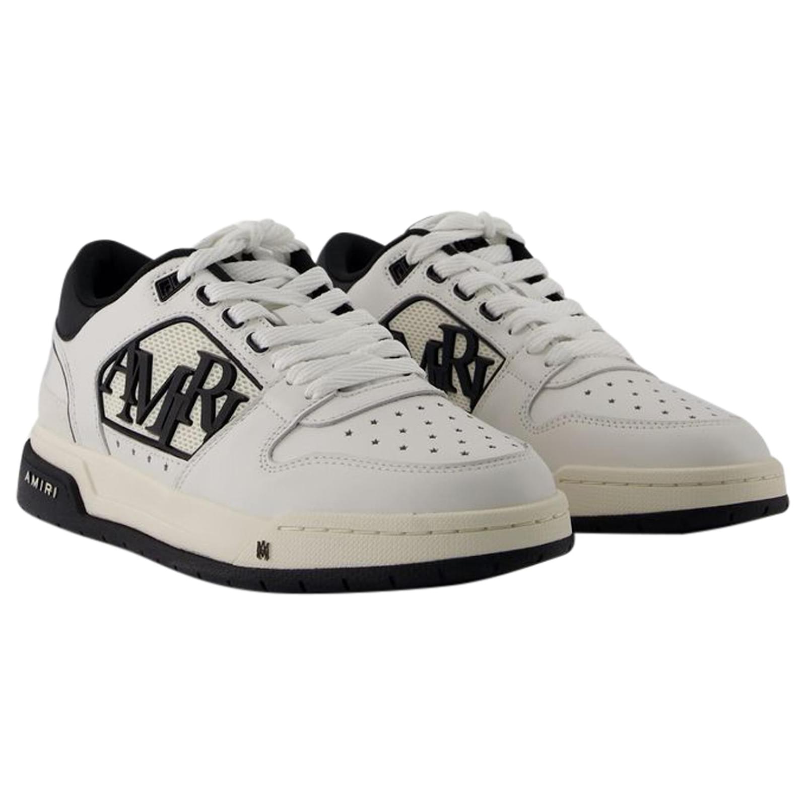 スニーカー AMIRI Classic Low Sneakers - Amiri - Leather - White Amiri Classic Panelled Leather Sneakers White Amiri
