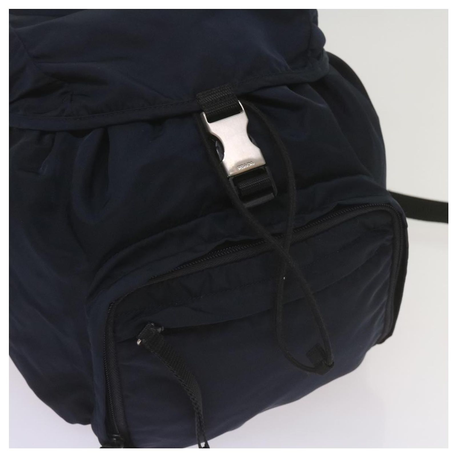 PRADA Backpack Nylon Navy Auth ki4230 PRADA Backpack Nylon Navy Auth ki4230 Navy blue ref.1307119  main image 2