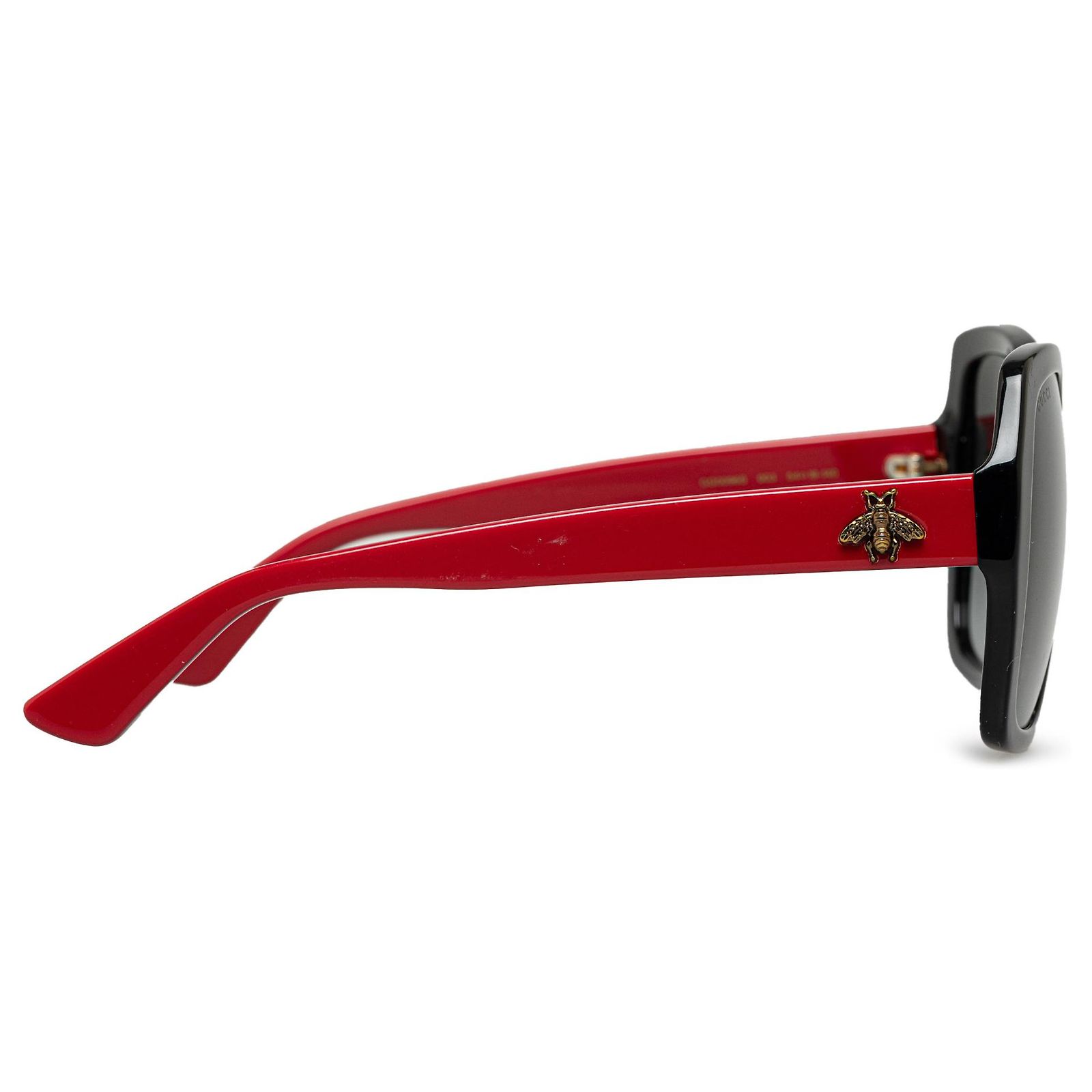 Gucci Black Interlocking G Bee Sunglasses Plastic Resin ref 