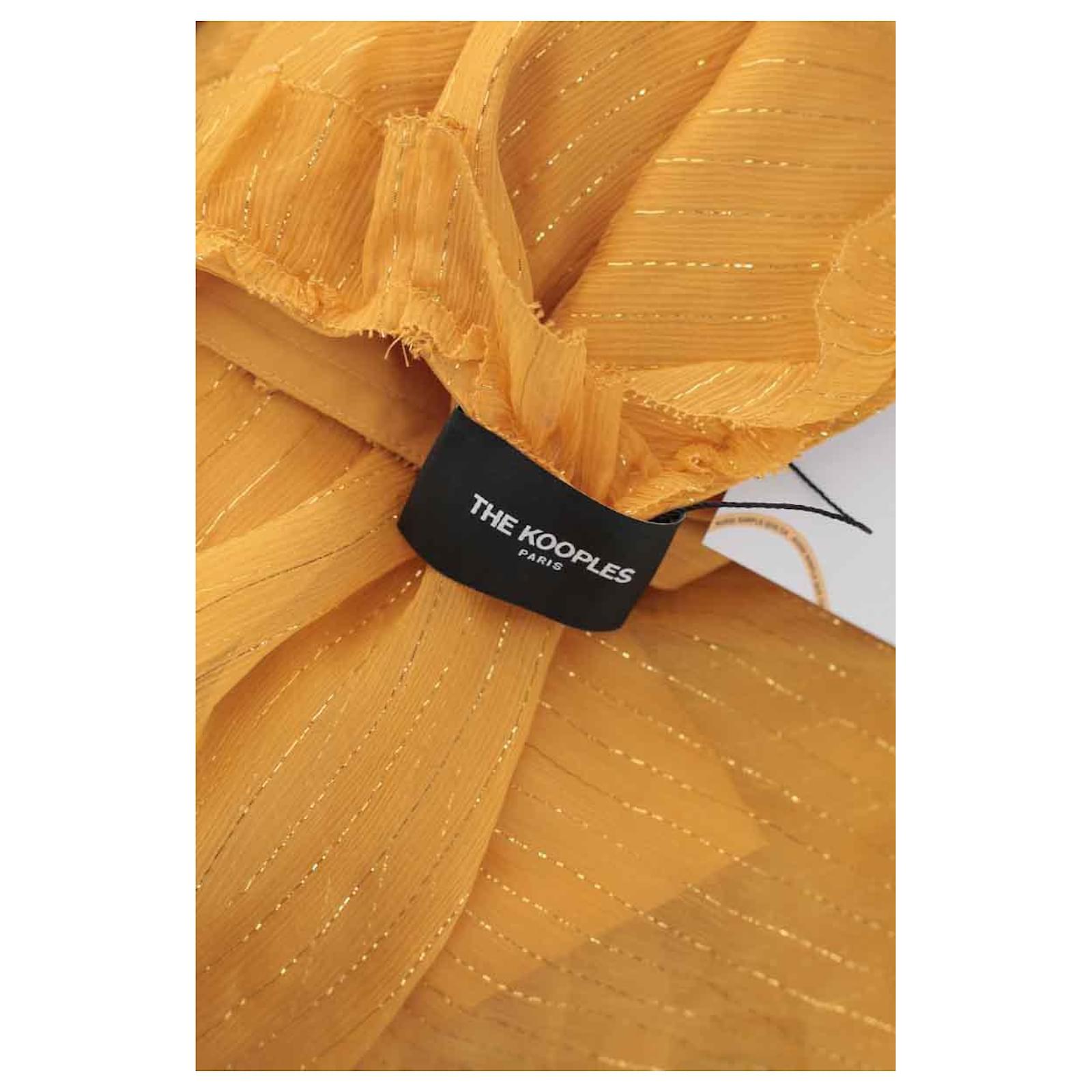 the kooples gold dress THE KOOPLES Leopard Print Scarf Hem Pleated Midi Dress (1 | EU 36 main image 0