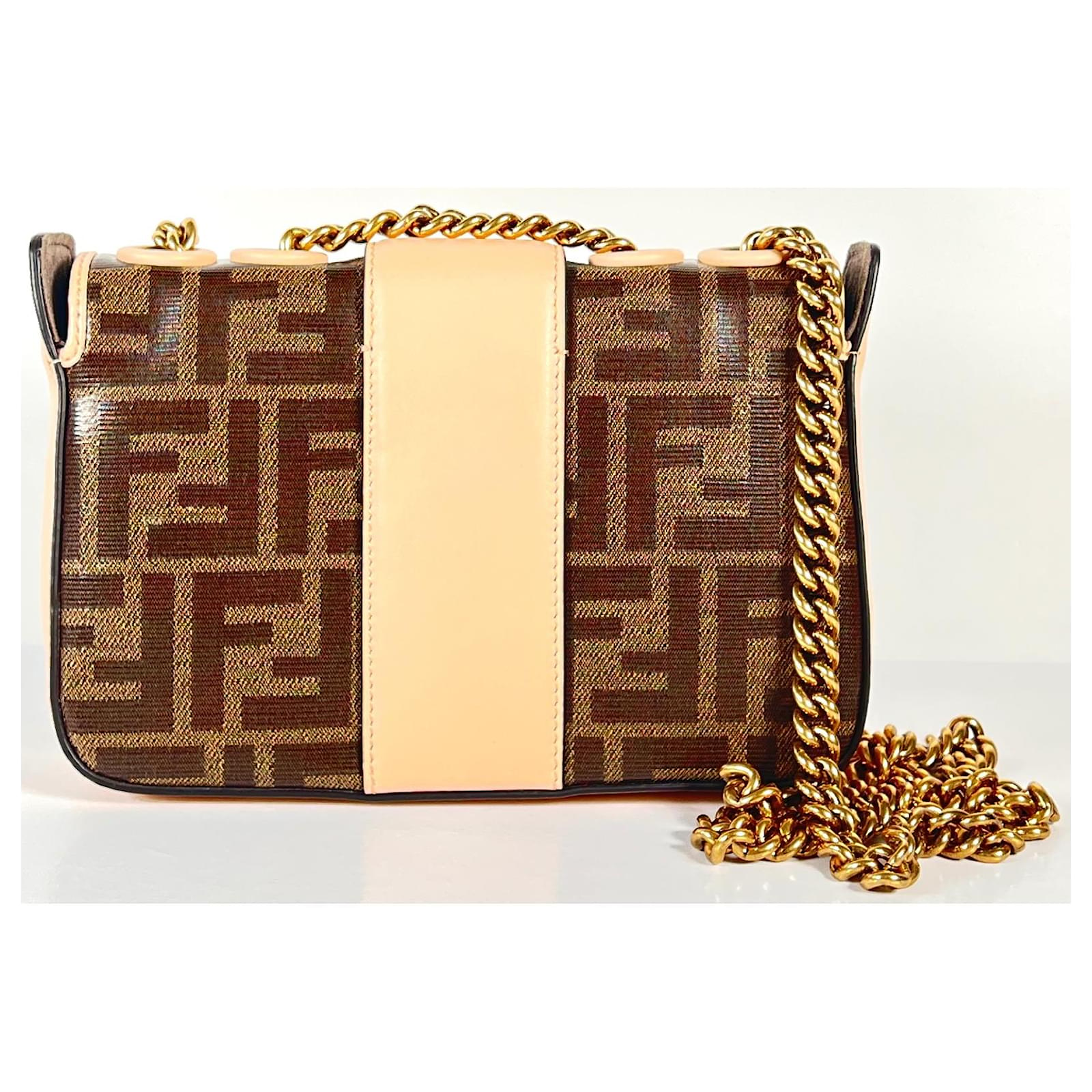 Fendi mini logo print double f online