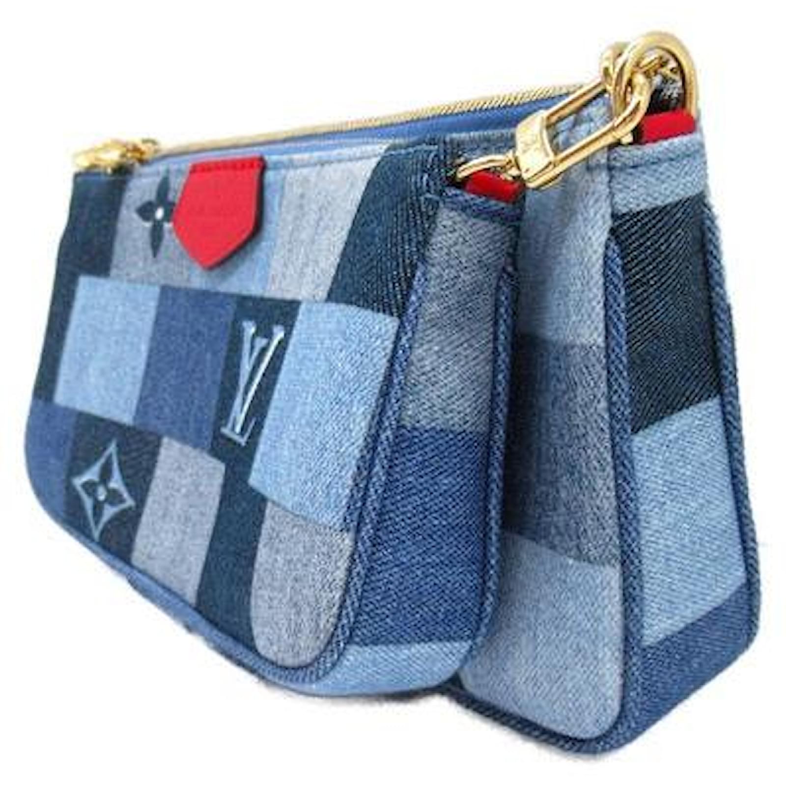 Louis Vuitton Denim Multi Pochette Accessoires Denim Shoulder Bag