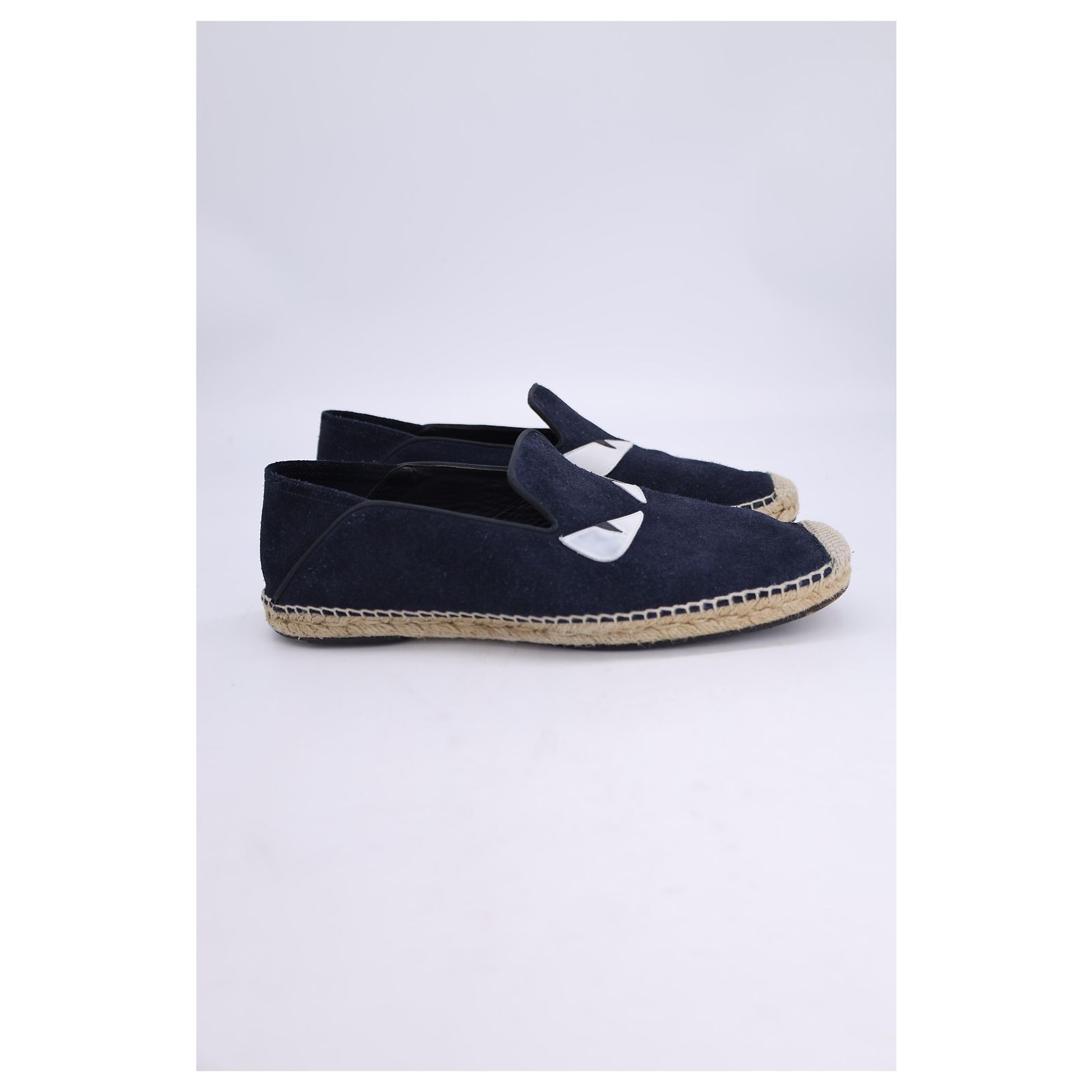 Fendi Monster Eyes Espadrille‎ Shoes Mens 11 Navy Fendi Espadrille Casual Shoes for Men for sale | eBay main image 2