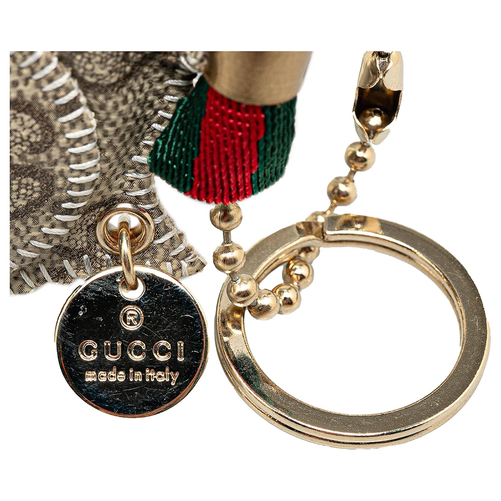ネックレス・チョーカー GUCCI Gg supreme fabric keyring GUCCI GG Supreme Key Pouch Wallet Case Card Holder Key chain
