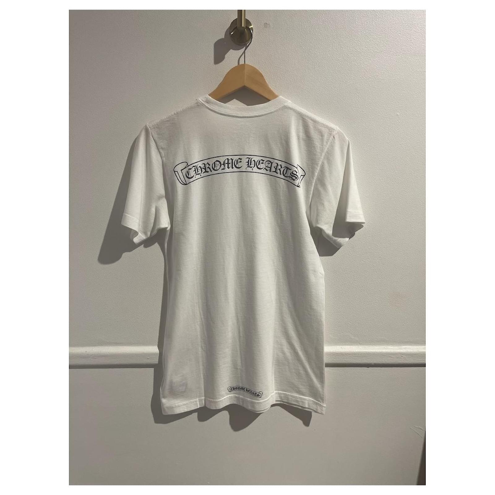 CHROME HEARTS Tops T.International S Cotton White ref.1402781