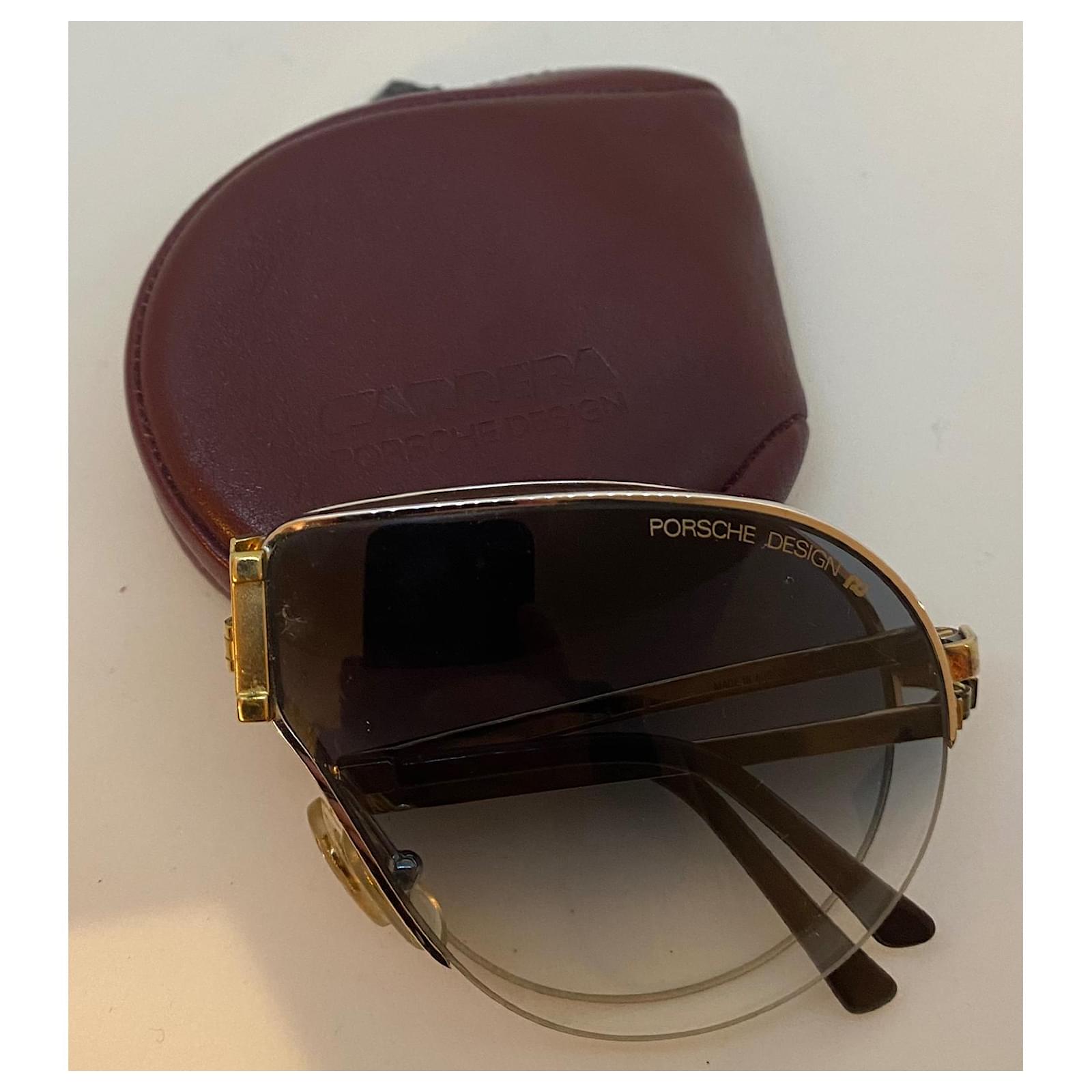 Carrera Monture pliable Porsche Design Acier Marron ref.1404359 Joli Closet