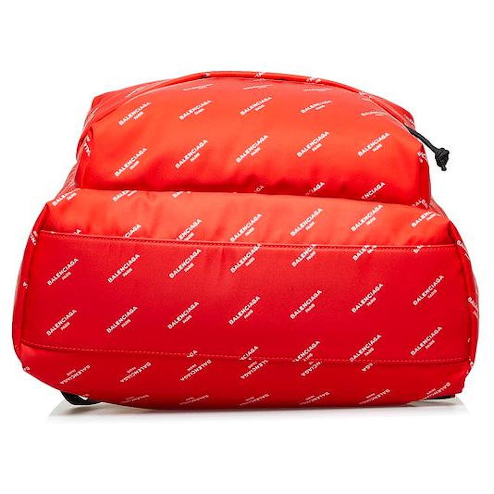 Balenciaga red backpack best sale